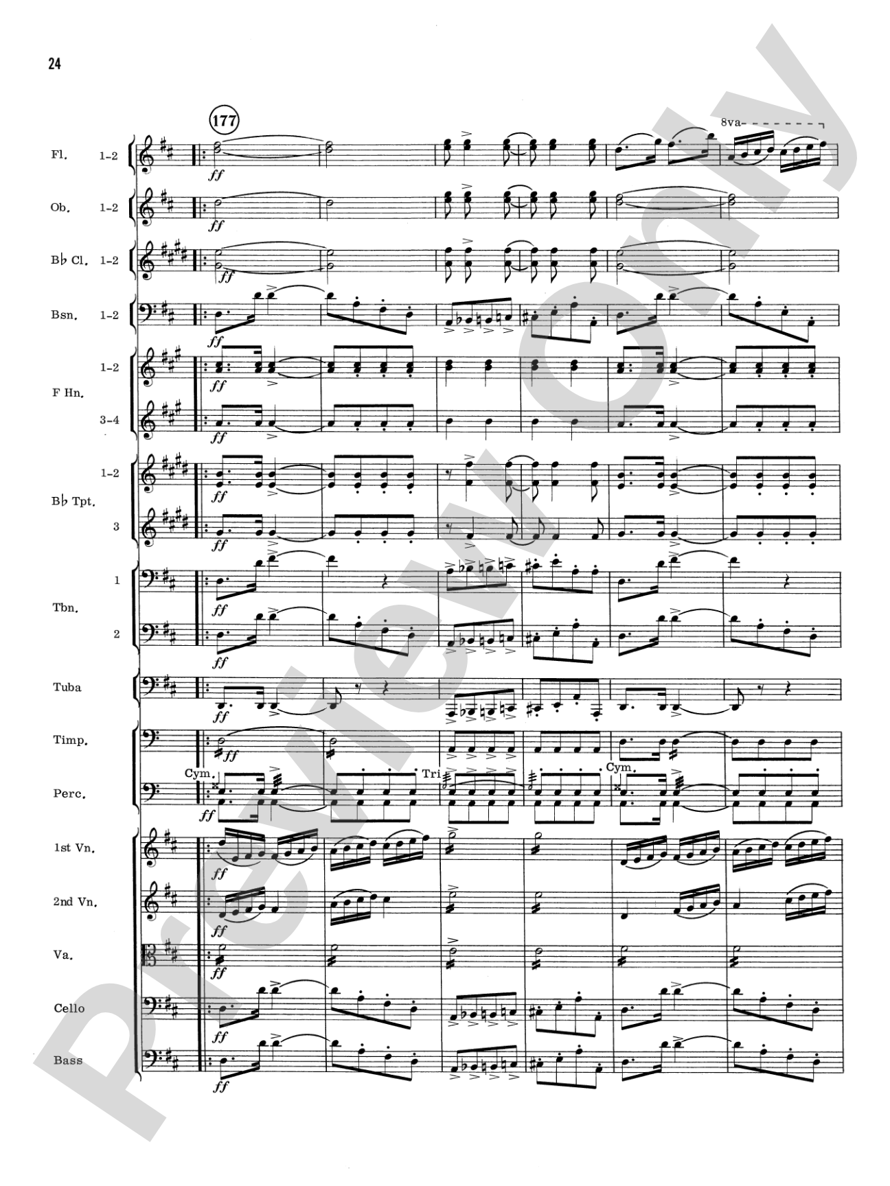 William Tell Overture: Full Orchestra Conductor Score & Parts