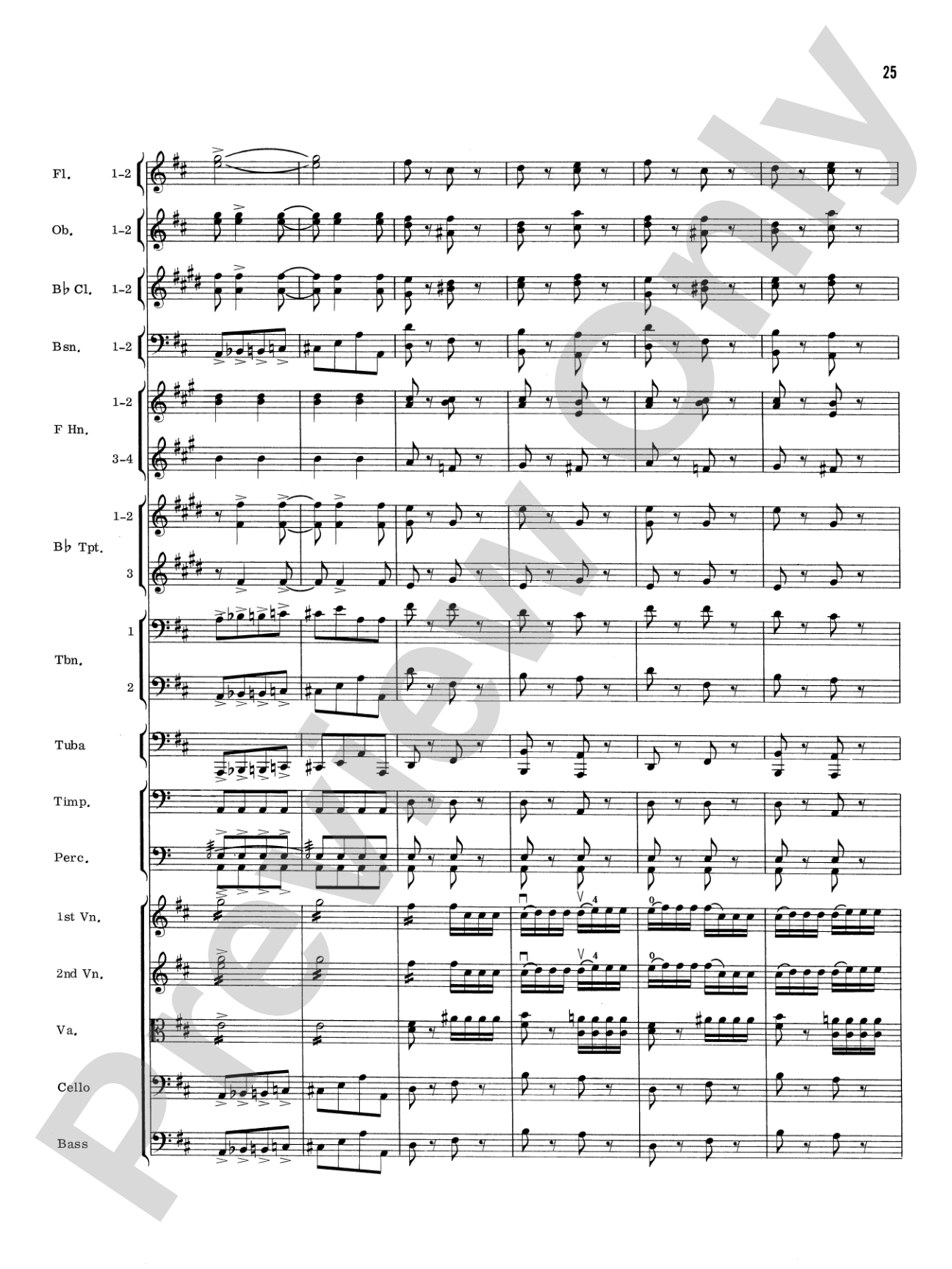 William Tell Overture: Full Orchestra Conductor Score & Parts