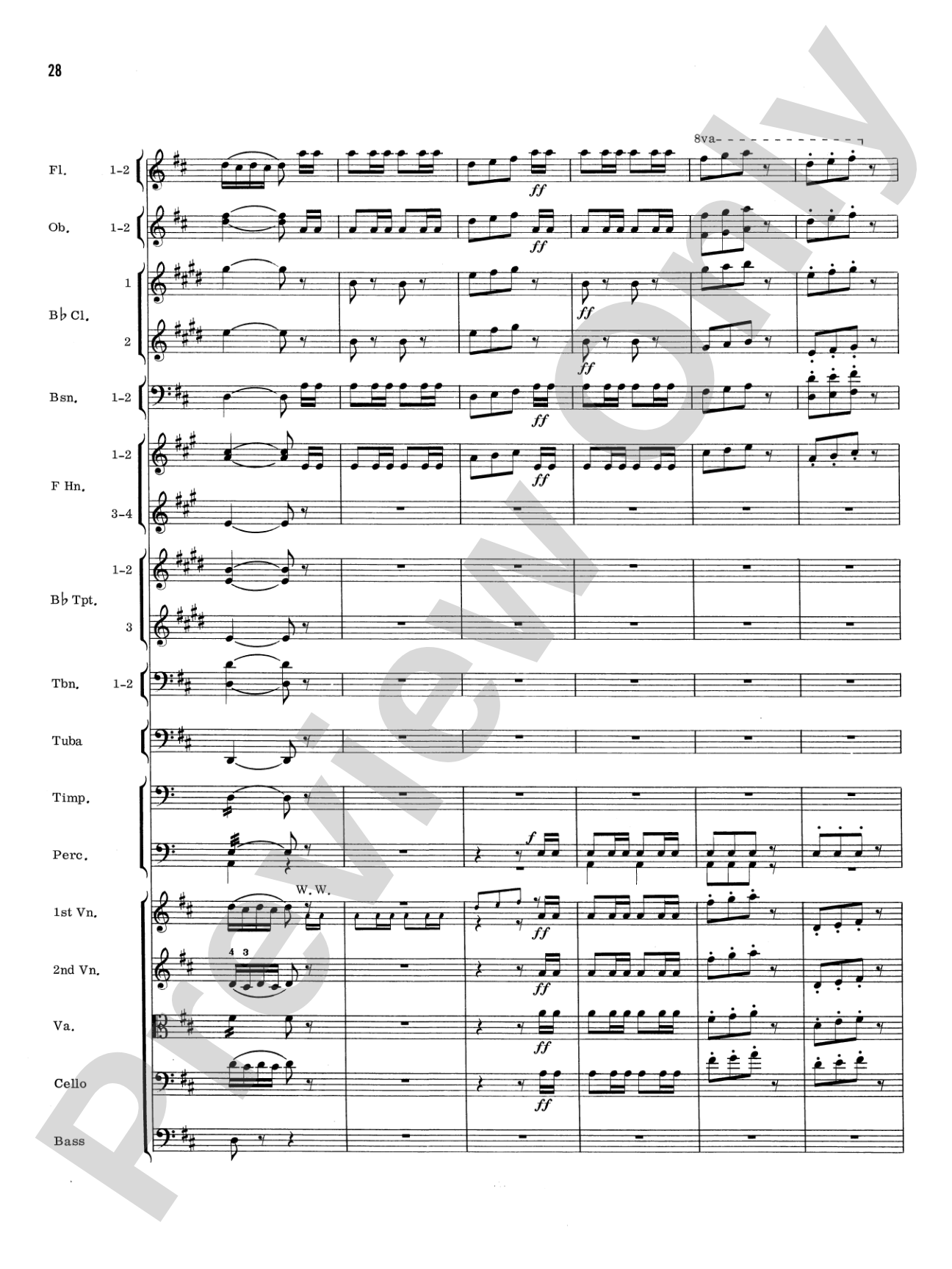 William Tell Overture: Full Orchestra Conductor Score & Parts