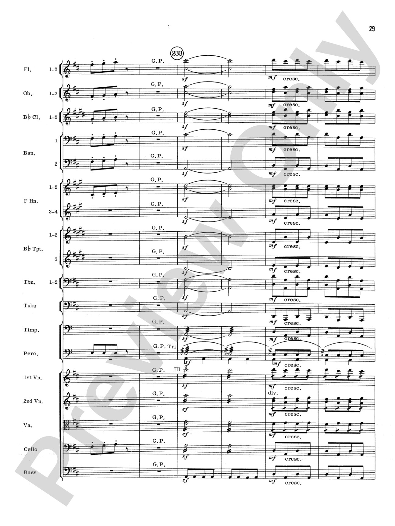 William Tell Overture: Full Orchestra Conductor Score & Parts