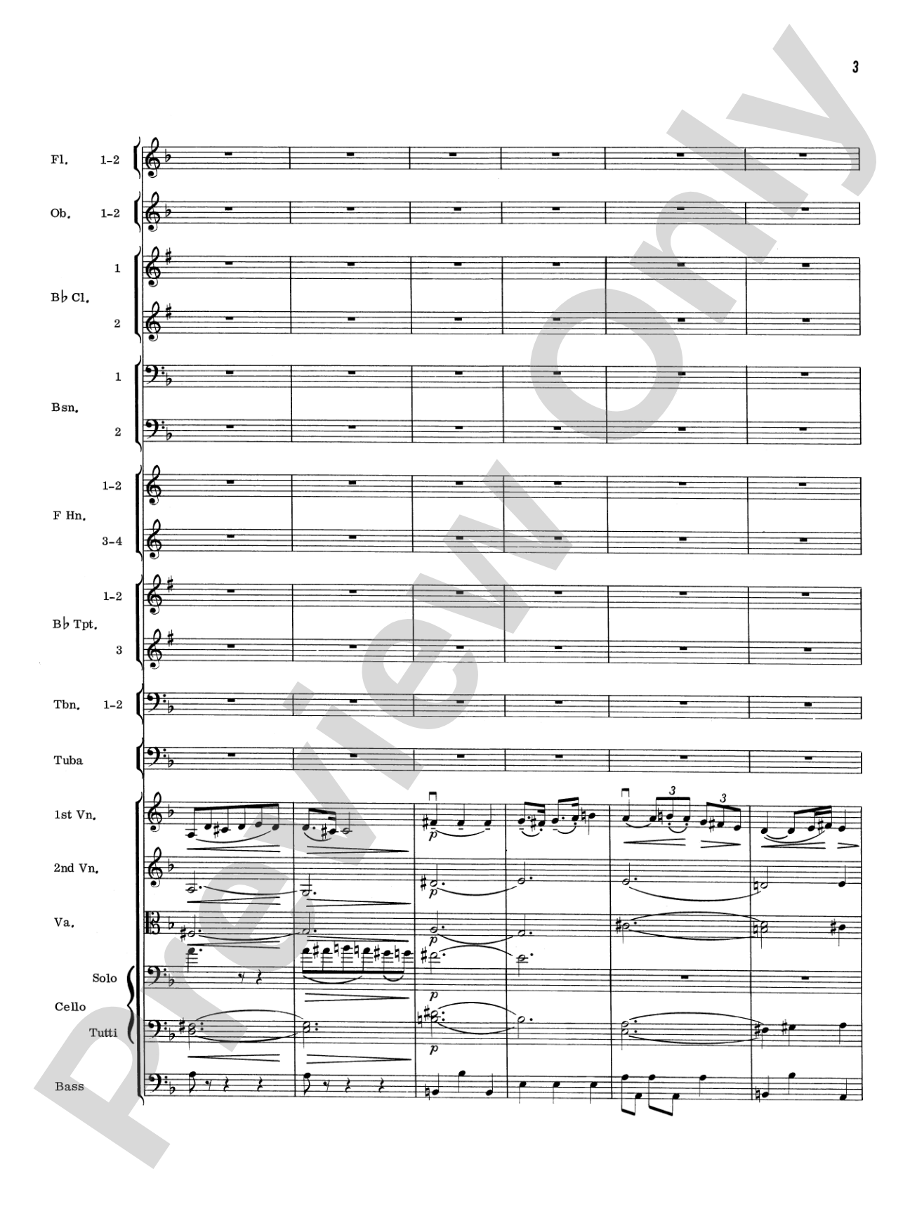William Tell Overture: Full Orchestra Conductor Score & Parts
