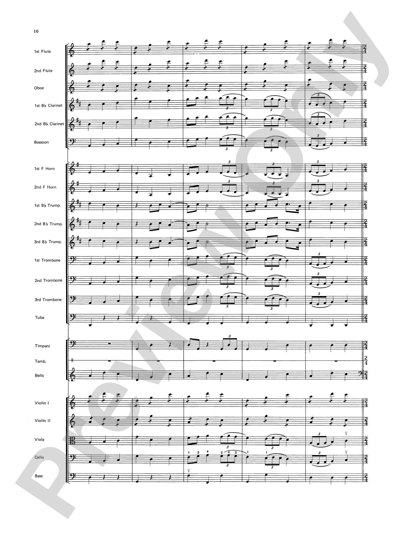 Jupiter (Bringer of Jollity): Full Orchestra Conductor Score & Parts