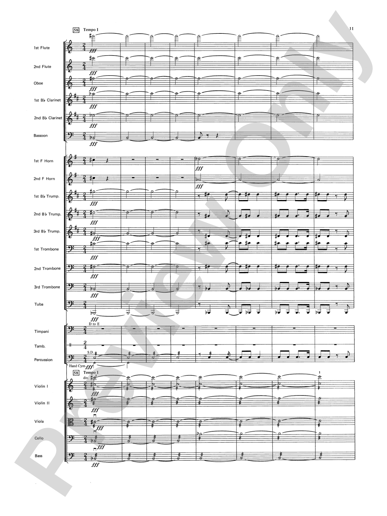 Jupiter (Bringer of Jollity): Full Orchestra Conductor Score & Parts