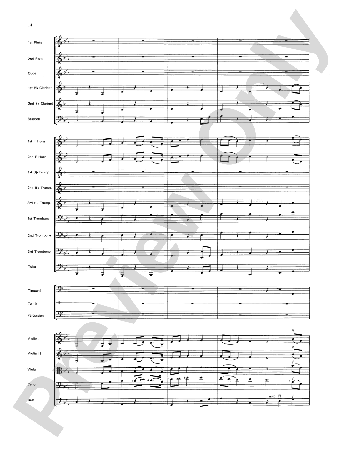 Jupiter (Bringer of Jollity): Full Orchestra Conductor Score & Parts