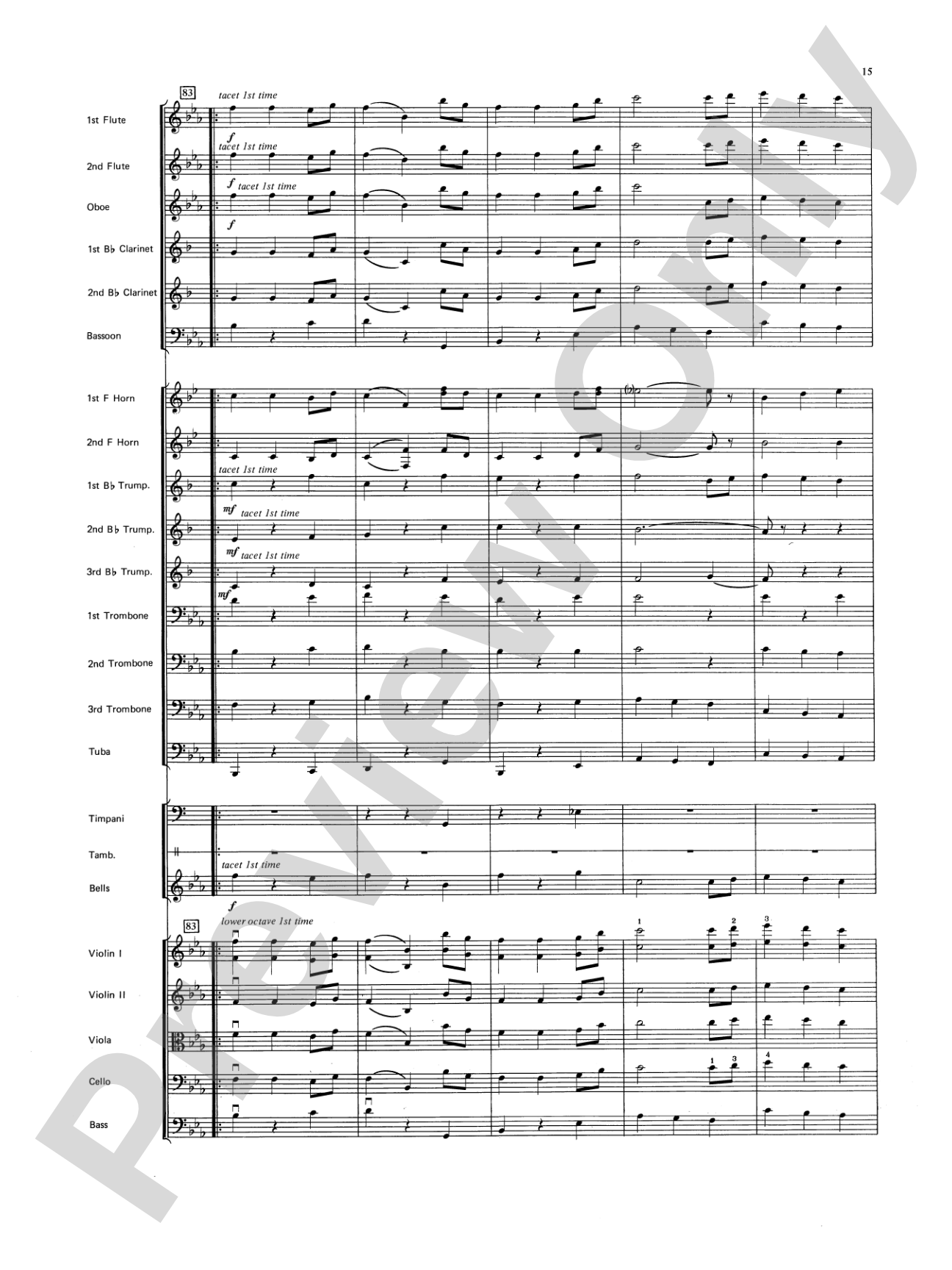 Jupiter (Bringer of Jollity): Full Orchestra Conductor Score & Parts