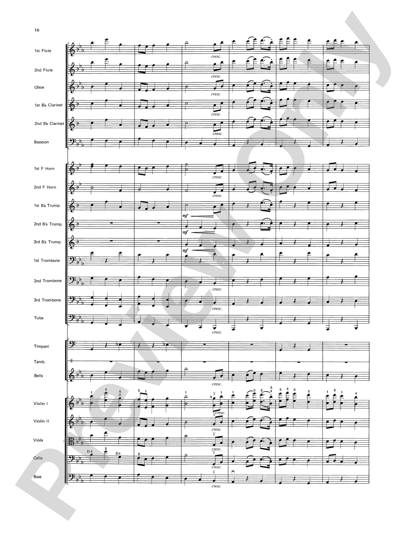 Jupiter (Bringer of Jollity): Full Orchestra Conductor Score & Parts