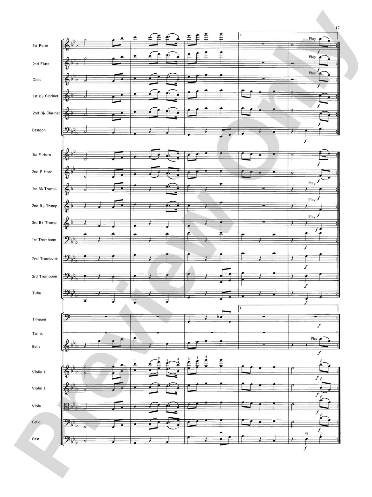 Jupiter (Bringer of Jollity): Full Orchestra Conductor Score & Parts