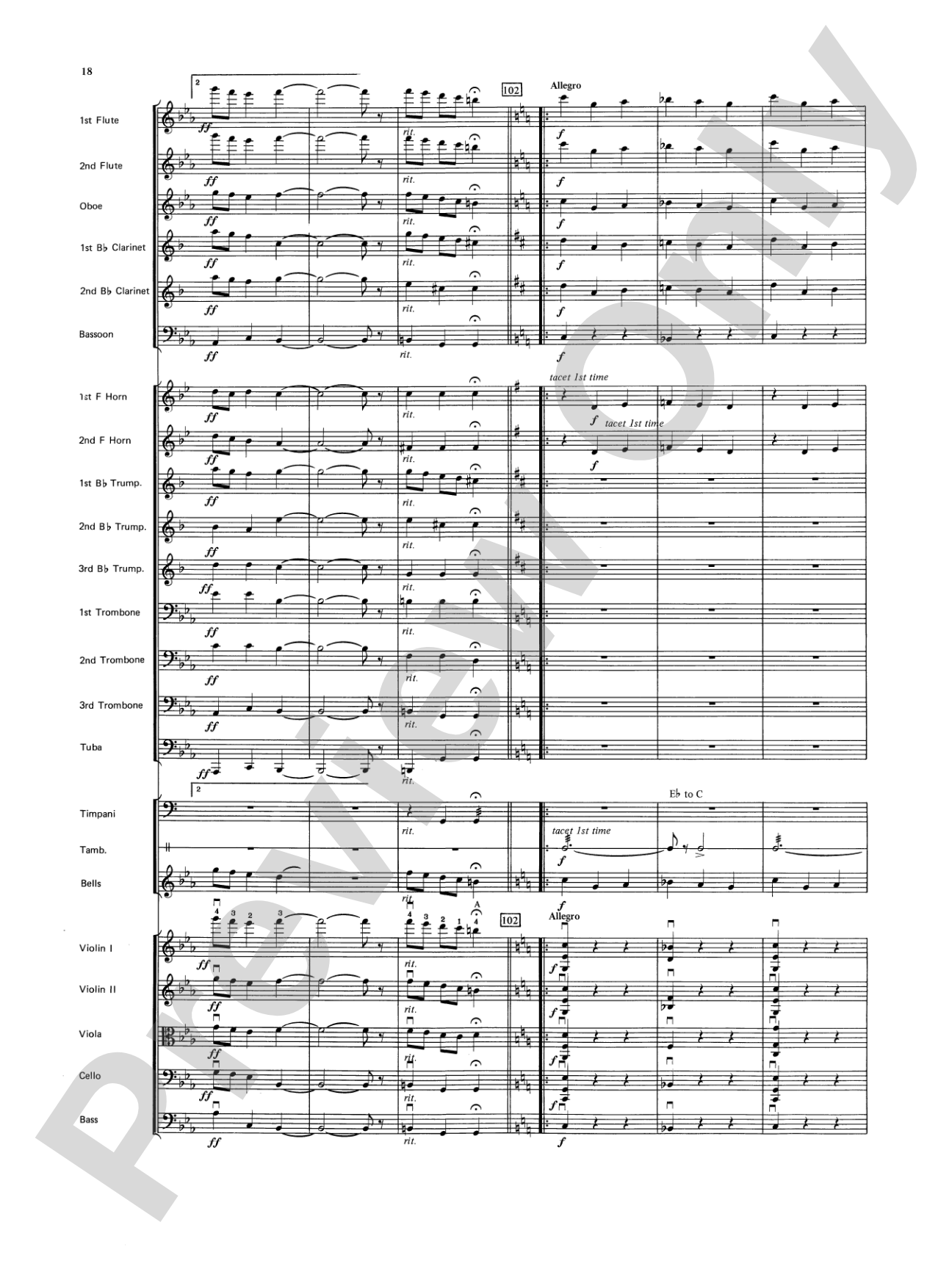 Jupiter (Bringer of Jollity): Full Orchestra Conductor Score & Parts