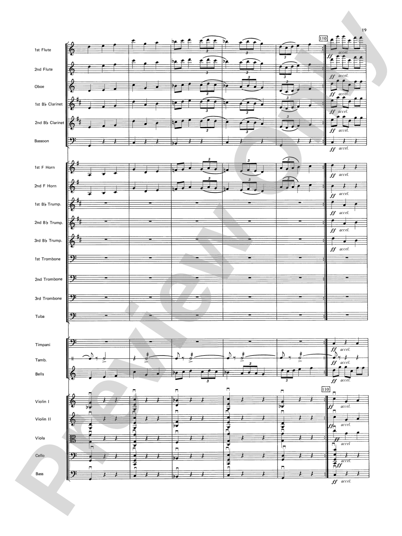 Jupiter (Bringer of Jollity): Full Orchestra Conductor Score & Parts