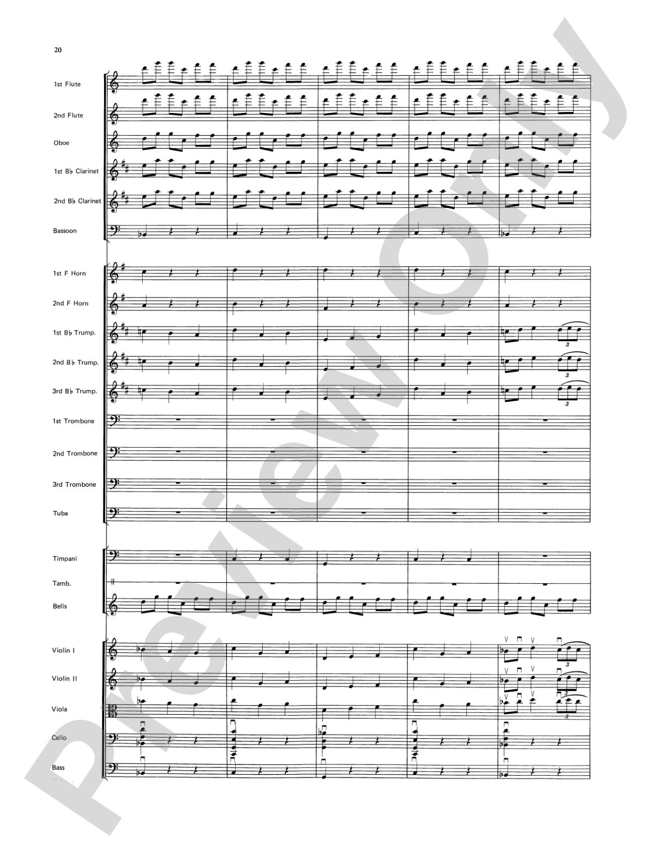 Jupiter (Bringer of Jollity): Full Orchestra Conductor Score & Parts