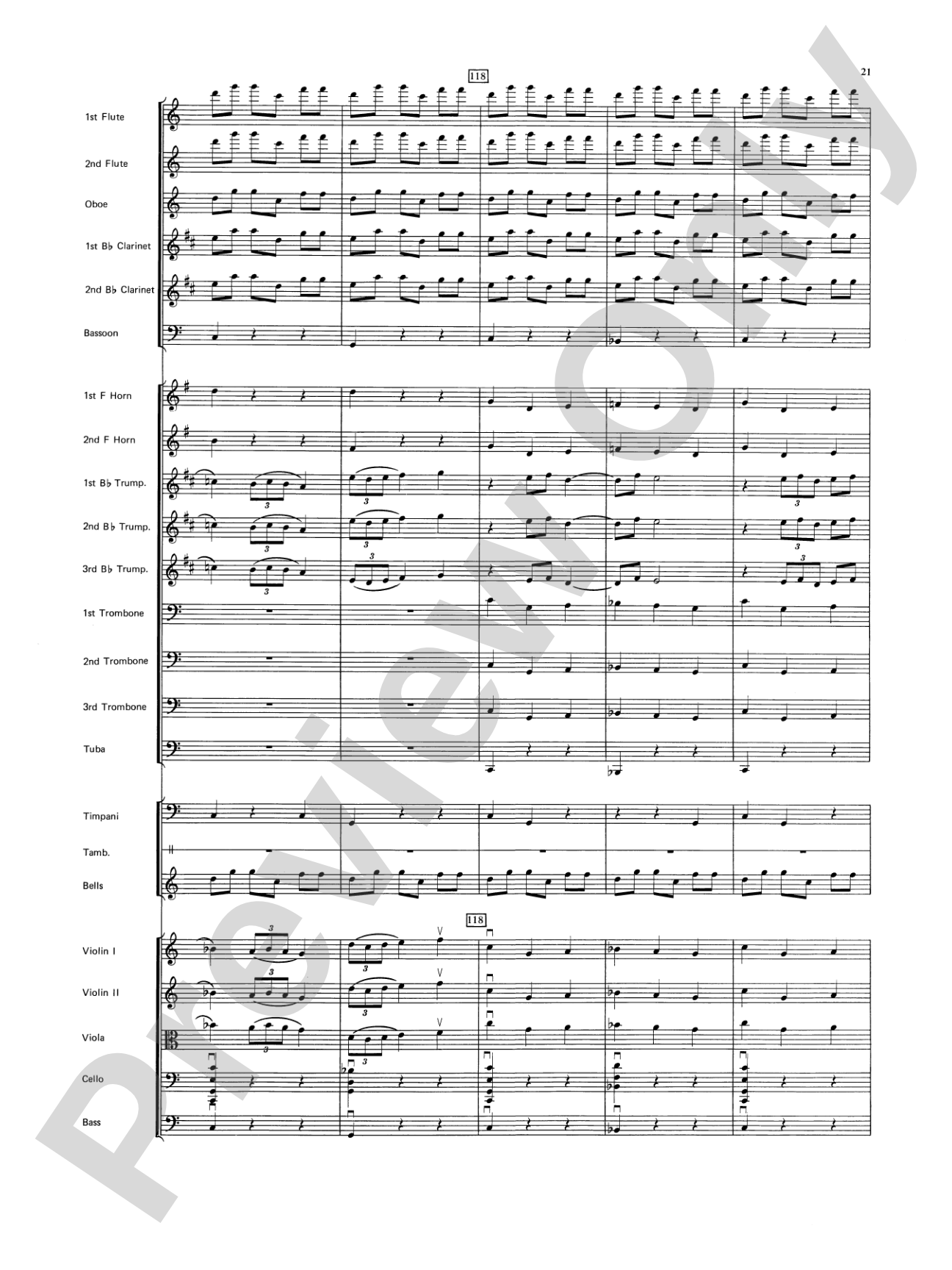 Jupiter (Bringer of Jollity): Full Orchestra Conductor Score & Parts