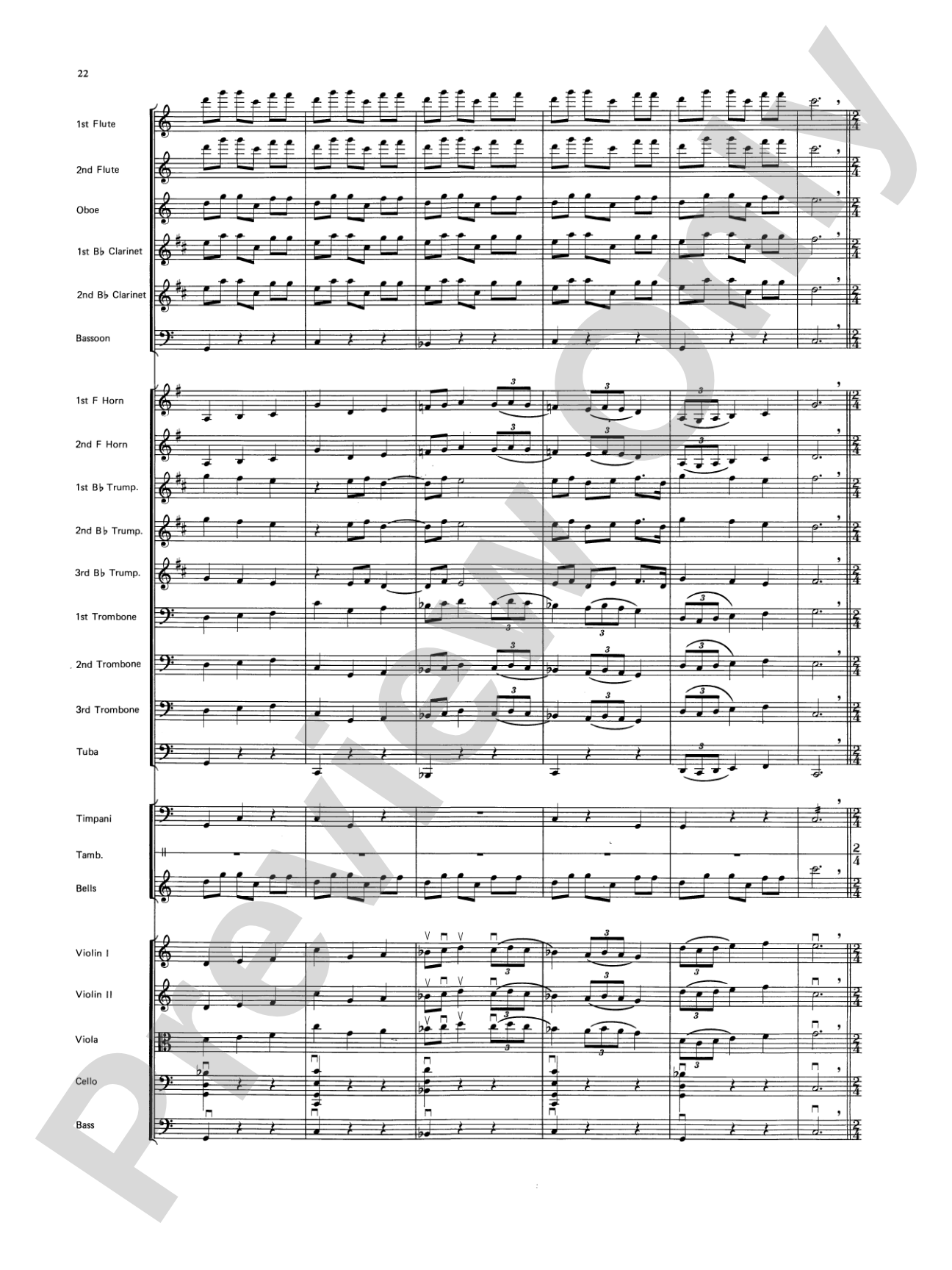 Jupiter (Bringer of Jollity): Full Orchestra Conductor Score & Parts