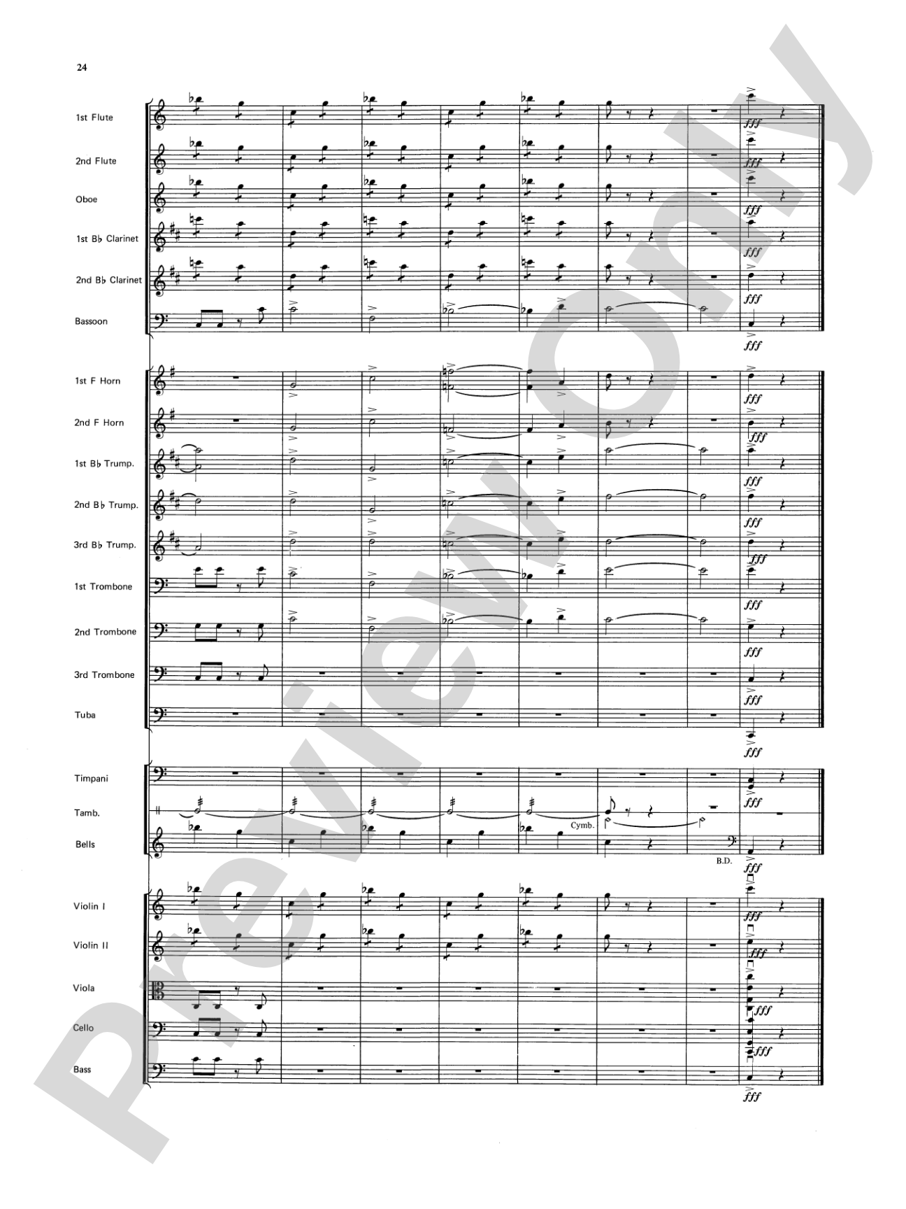 Jupiter (Bringer of Jollity): Full Orchestra Conductor Score & Parts