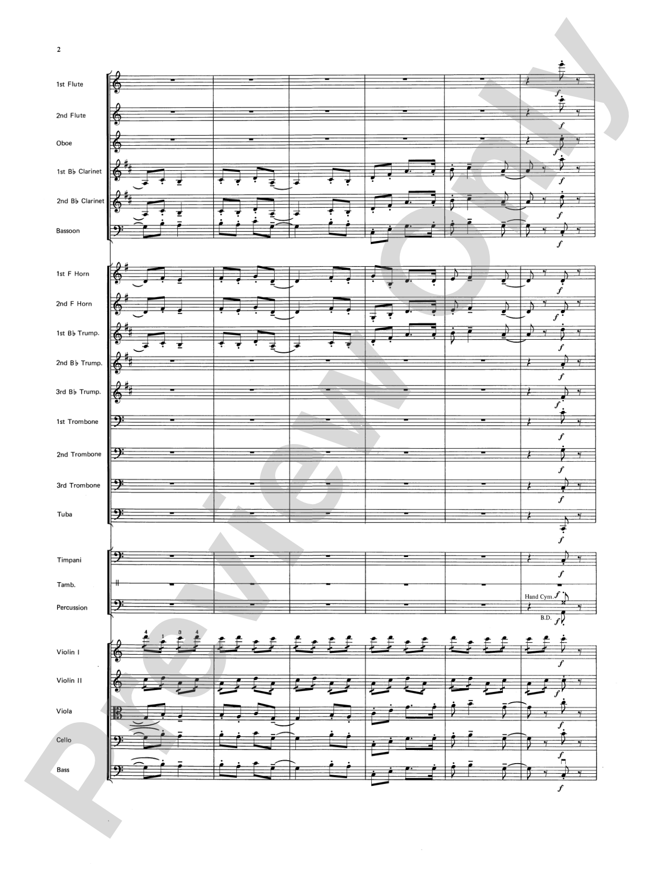 Jupiter (Bringer of Jollity): Full Orchestra Conductor Score & Parts