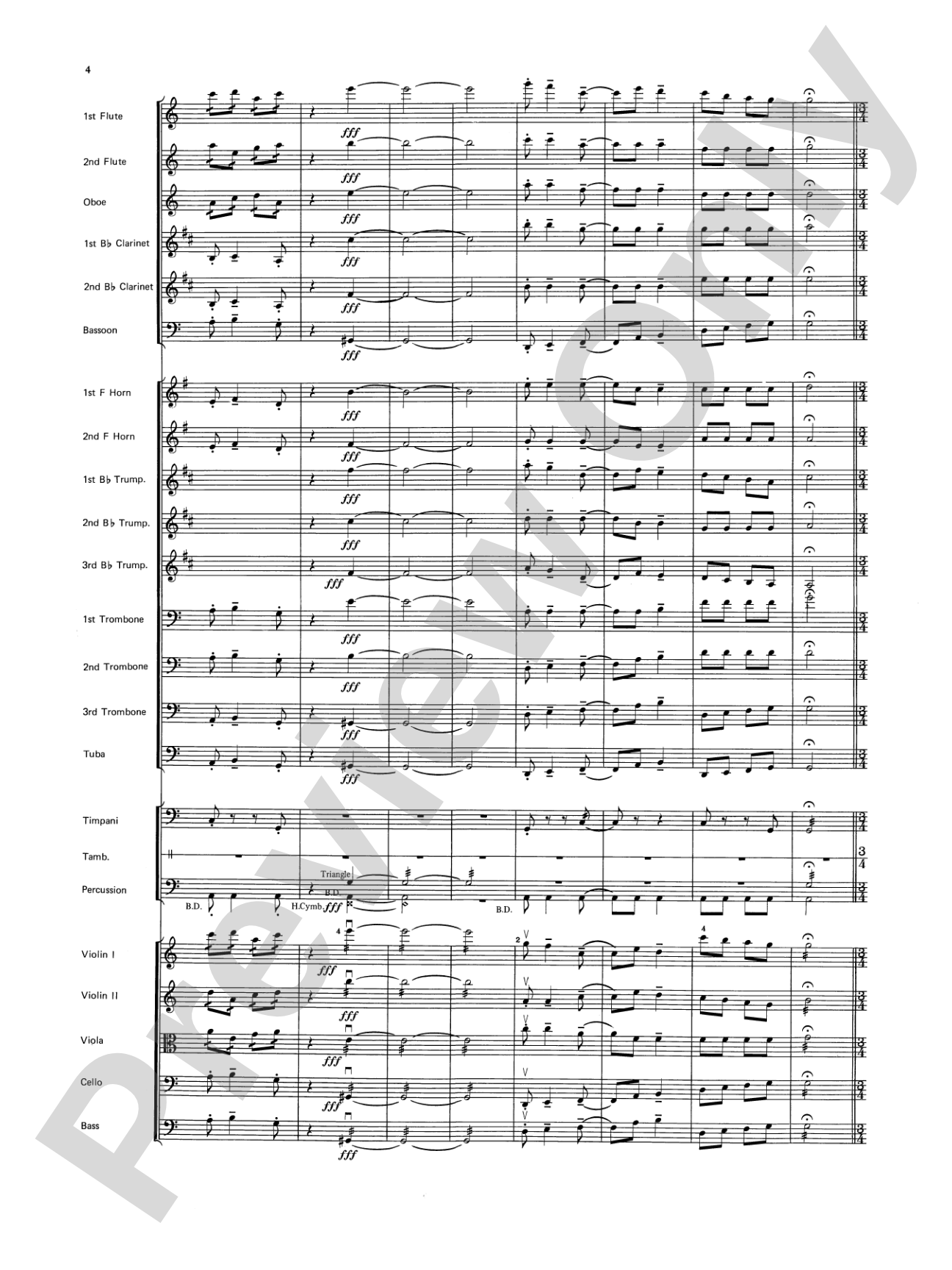 Jupiter (Bringer of Jollity): Full Orchestra Conductor Score & Parts
