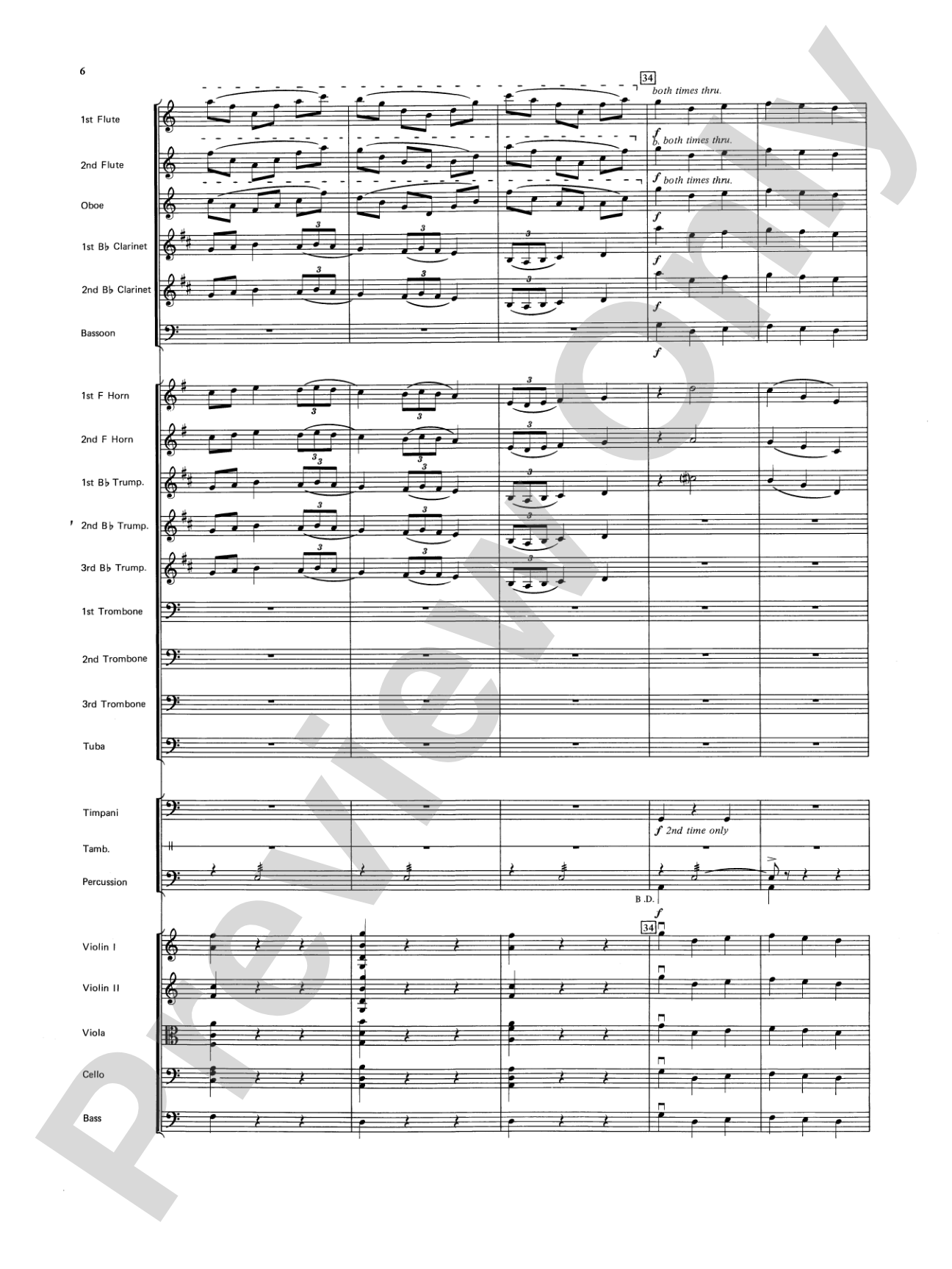 Jupiter (Bringer of Jollity): Full Orchestra Conductor Score & Parts