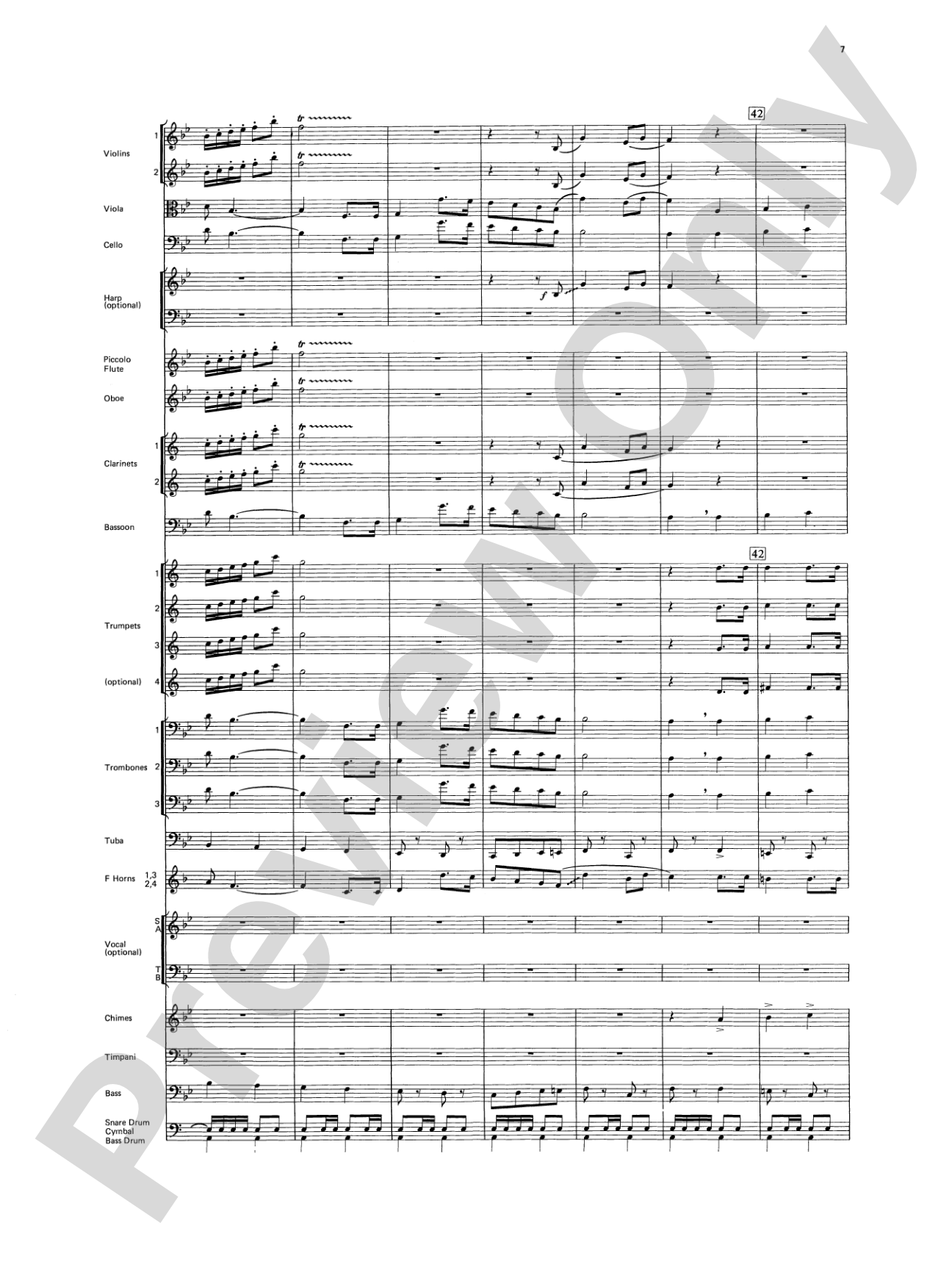 America! Patriotic Themes (as played at Disney World): Full Orchestra Conductor Score & Parts