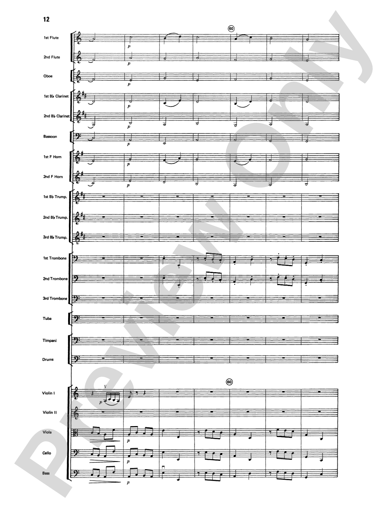 Variations on a Paganini Theme: Full Orchestra Conductor Score & Parts