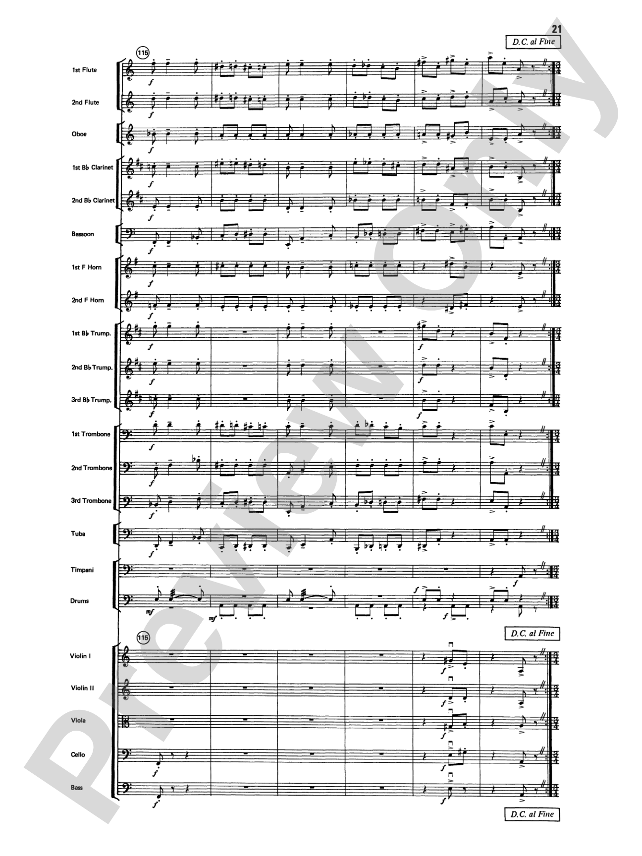 Variations on a Paganini Theme: Full Orchestra Conductor Score & Parts