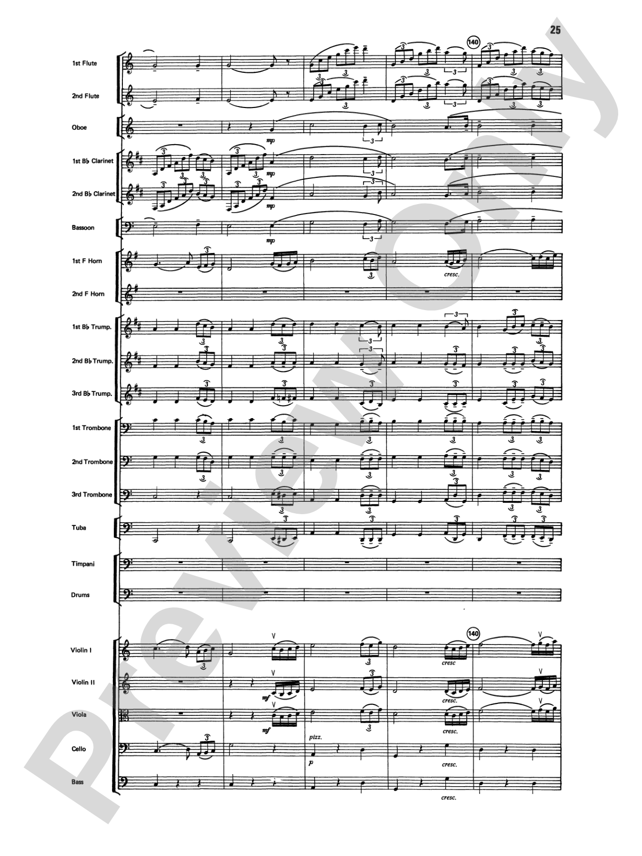 Variations on a Paganini Theme: Full Orchestra Conductor Score & Parts