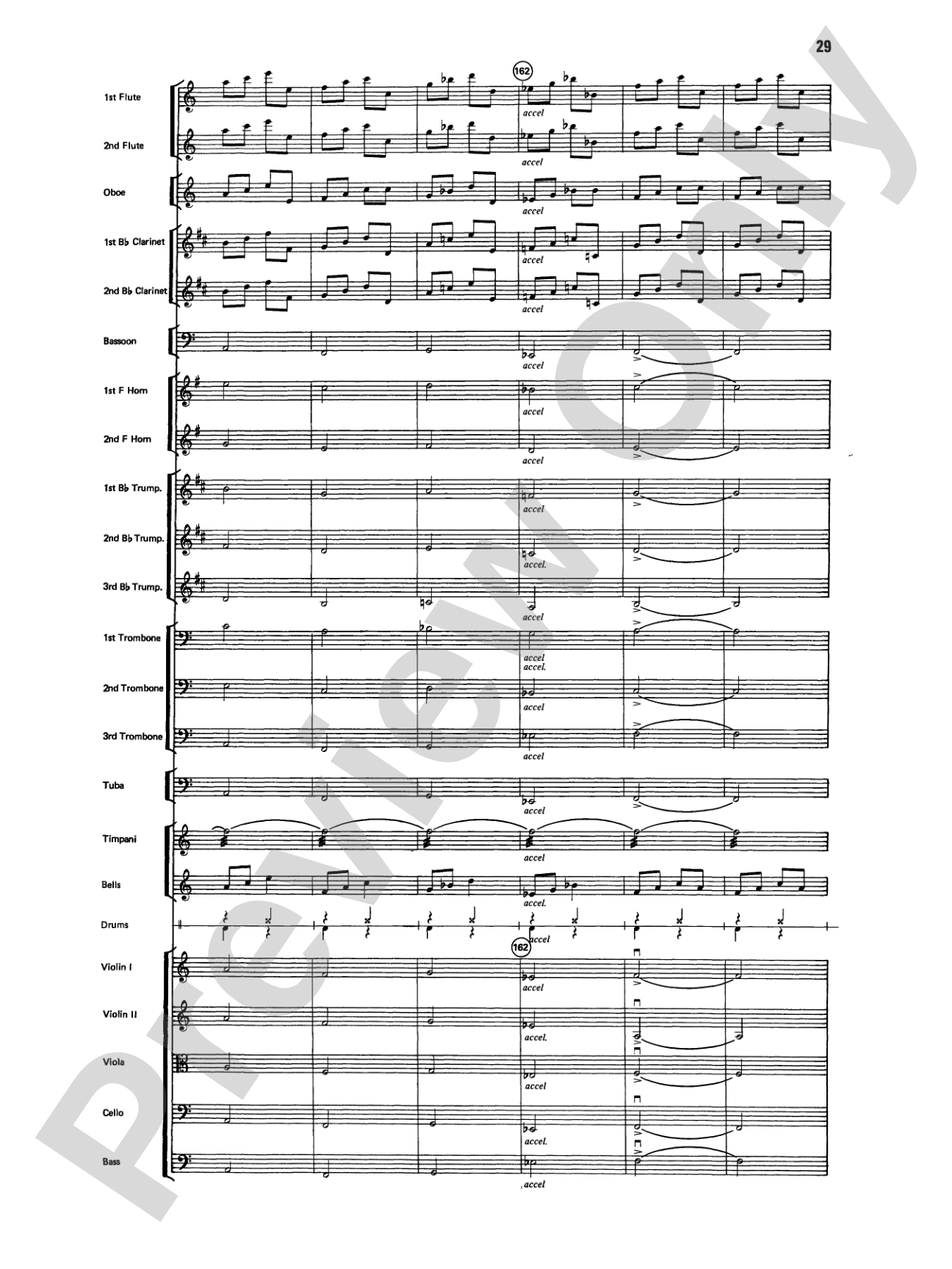 Variations on a Paganini Theme: Full Orchestra Conductor Score & Parts