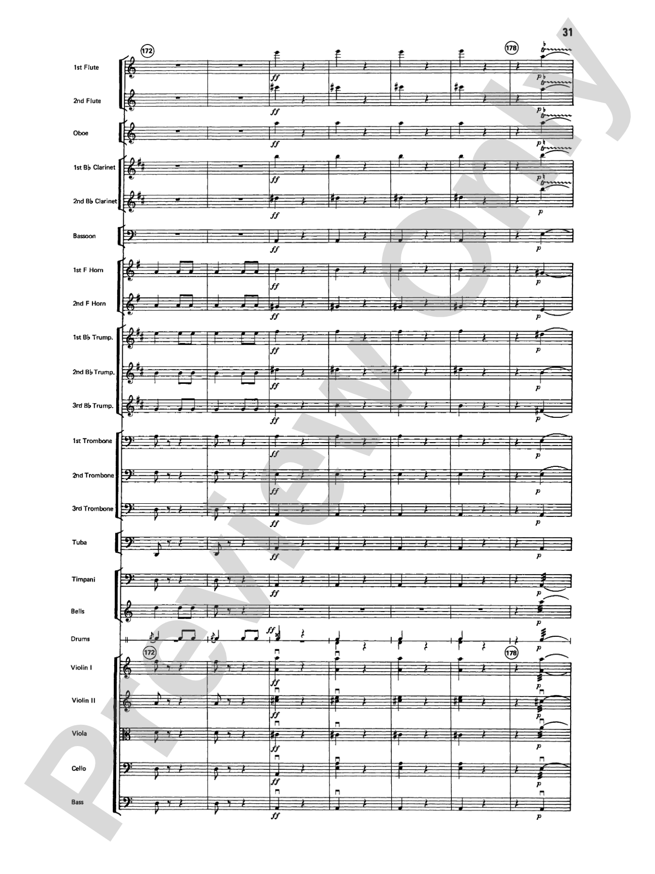 Variations on a Paganini Theme: Full Orchestra Conductor Score & Parts