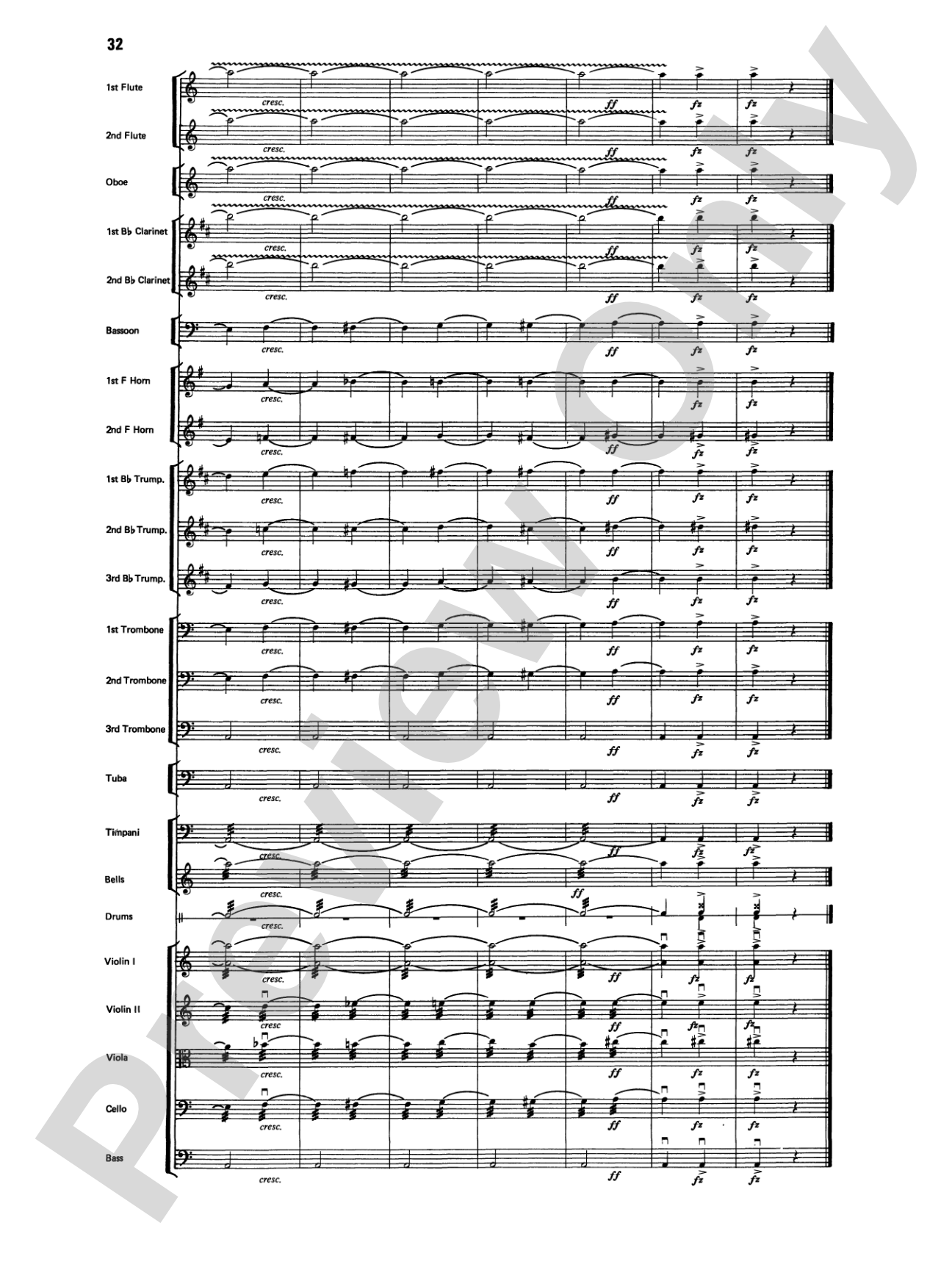 Variations on a Paganini Theme: Full Orchestra Conductor Score & Parts