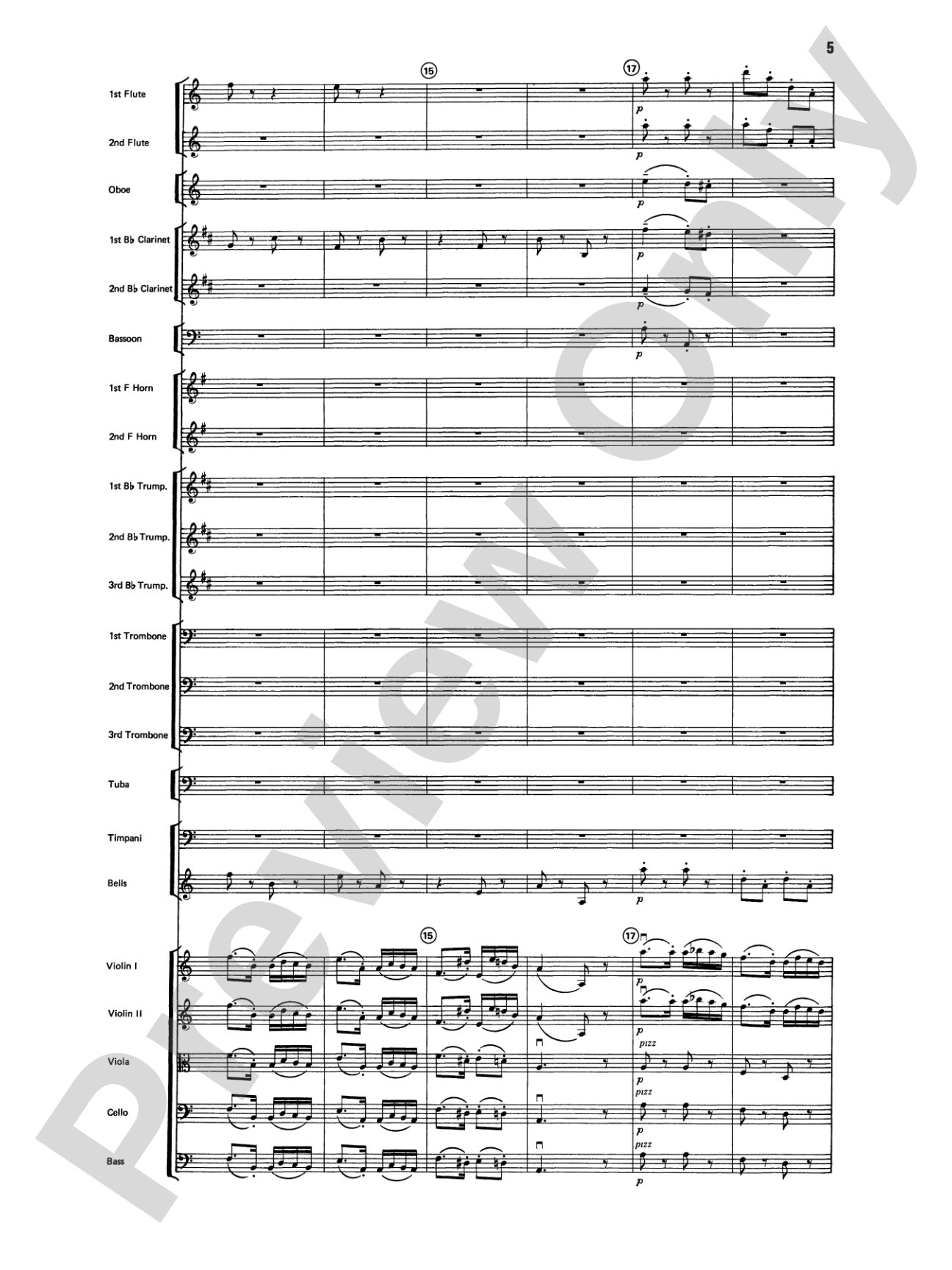 Variations on a Paganini Theme: Full Orchestra Conductor Score & Parts