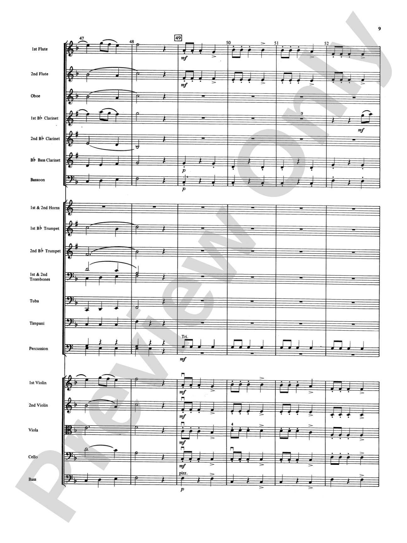 Fandango and Alborado: Full Orchestra Conductor Score & Parts