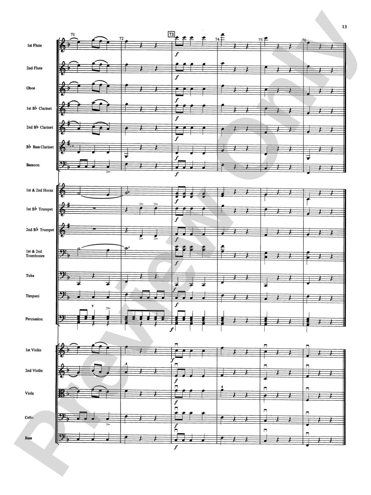 Fandango and Alborado: Full Orchestra Conductor Score & Parts