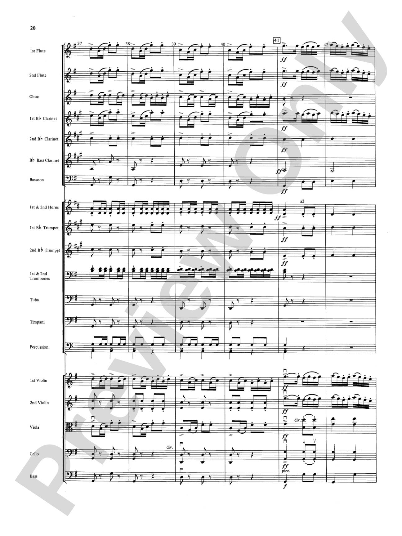Fandango and Alborado: Full Orchestra Conductor Score & Parts