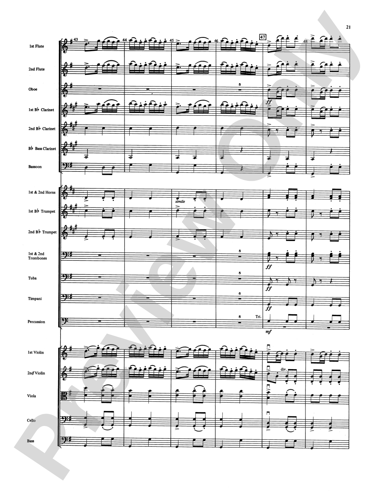 Fandango and Alborado: Full Orchestra Conductor Score & Parts