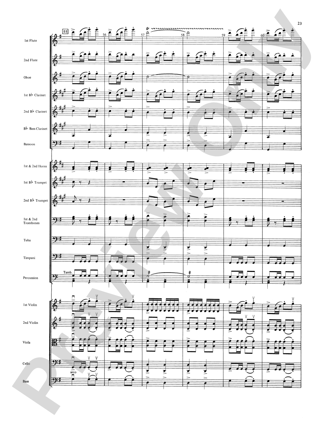 Fandango and Alborado: Full Orchestra Conductor Score & Parts