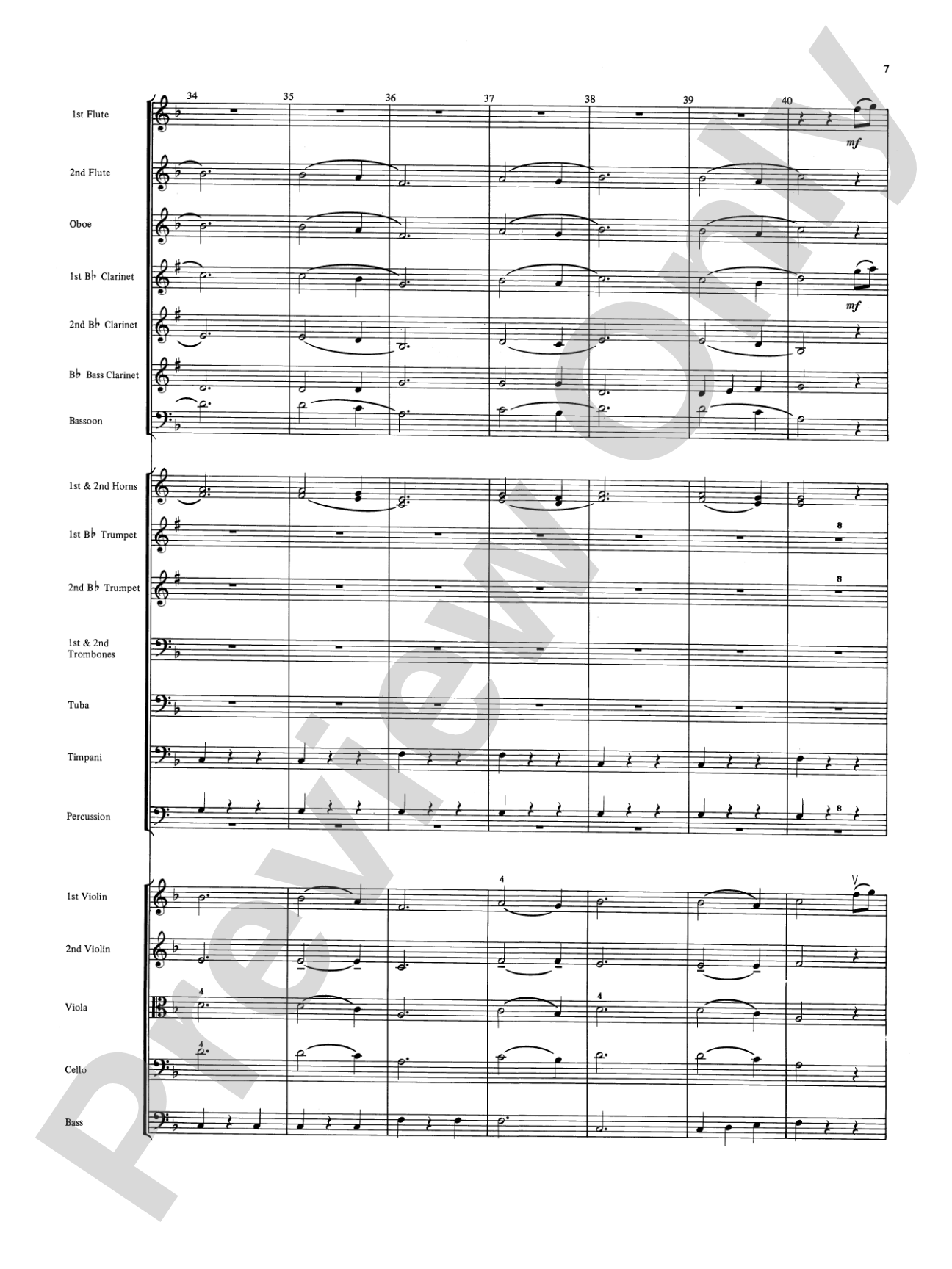 Fandango and Alborado: Full Orchestra Conductor Score & Parts