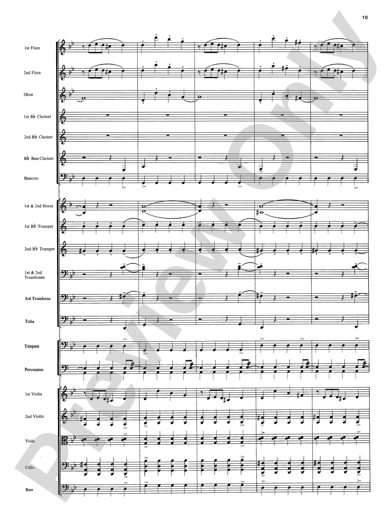 Two South American Tangos: Full Orchestra Conductor Score & Parts