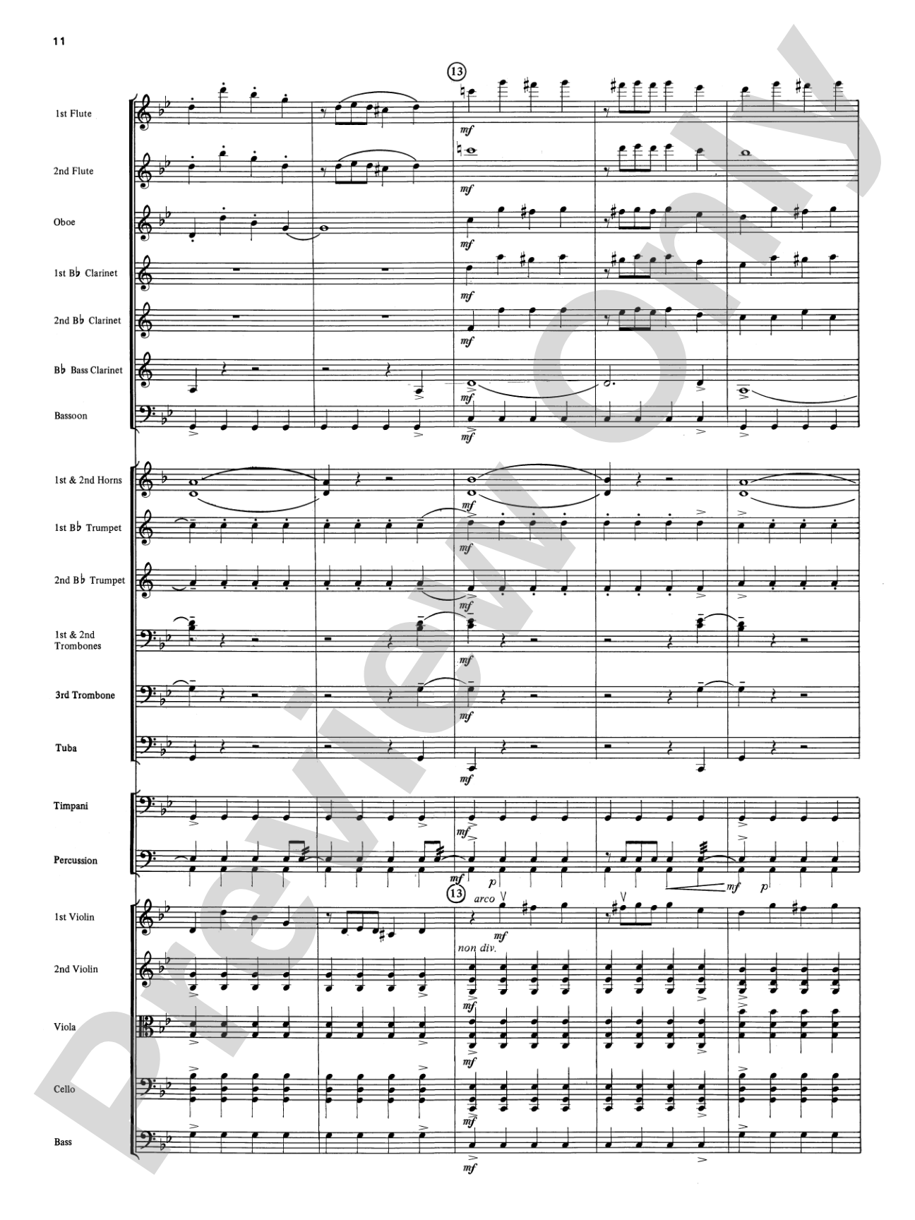 Two South American Tangos: Full Orchestra Conductor Score & Parts