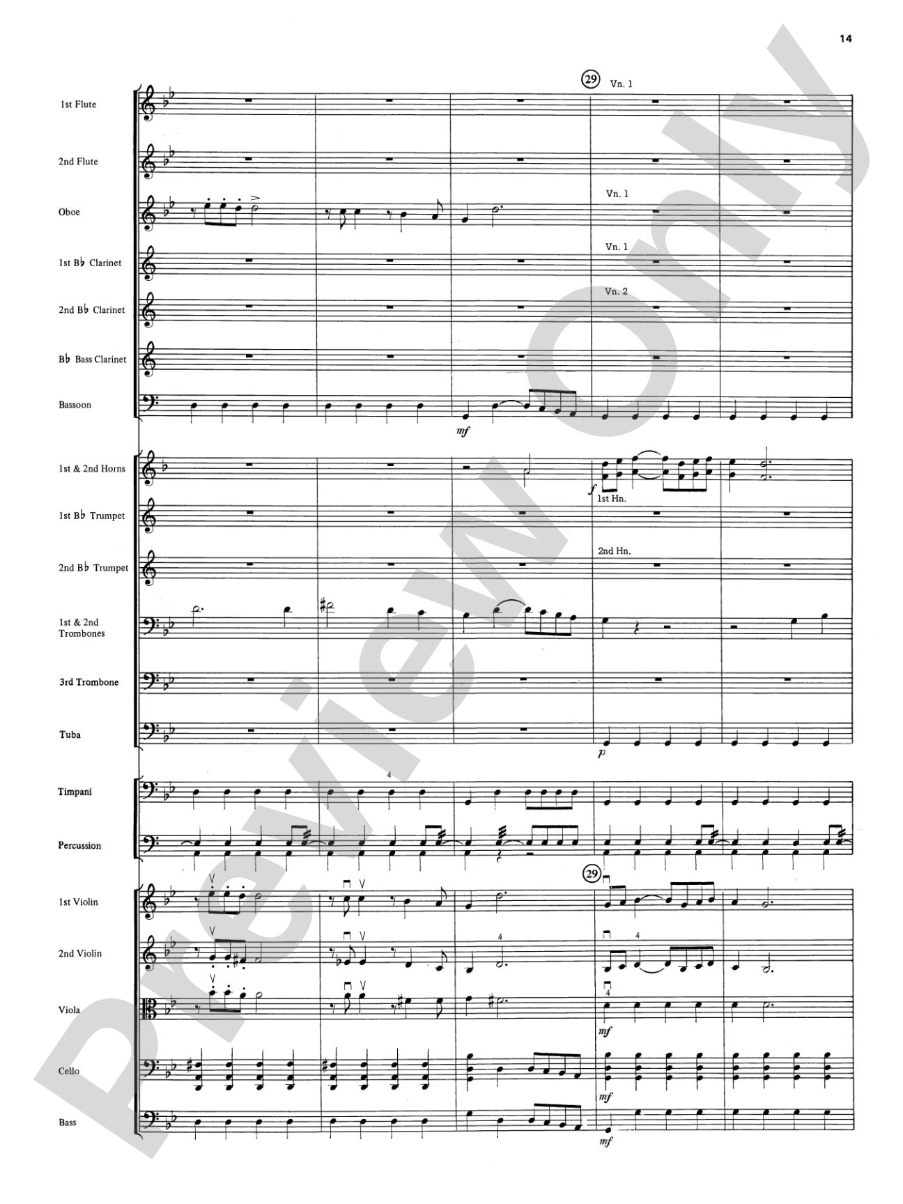 Two South American Tangos: Full Orchestra Conductor Score & Parts