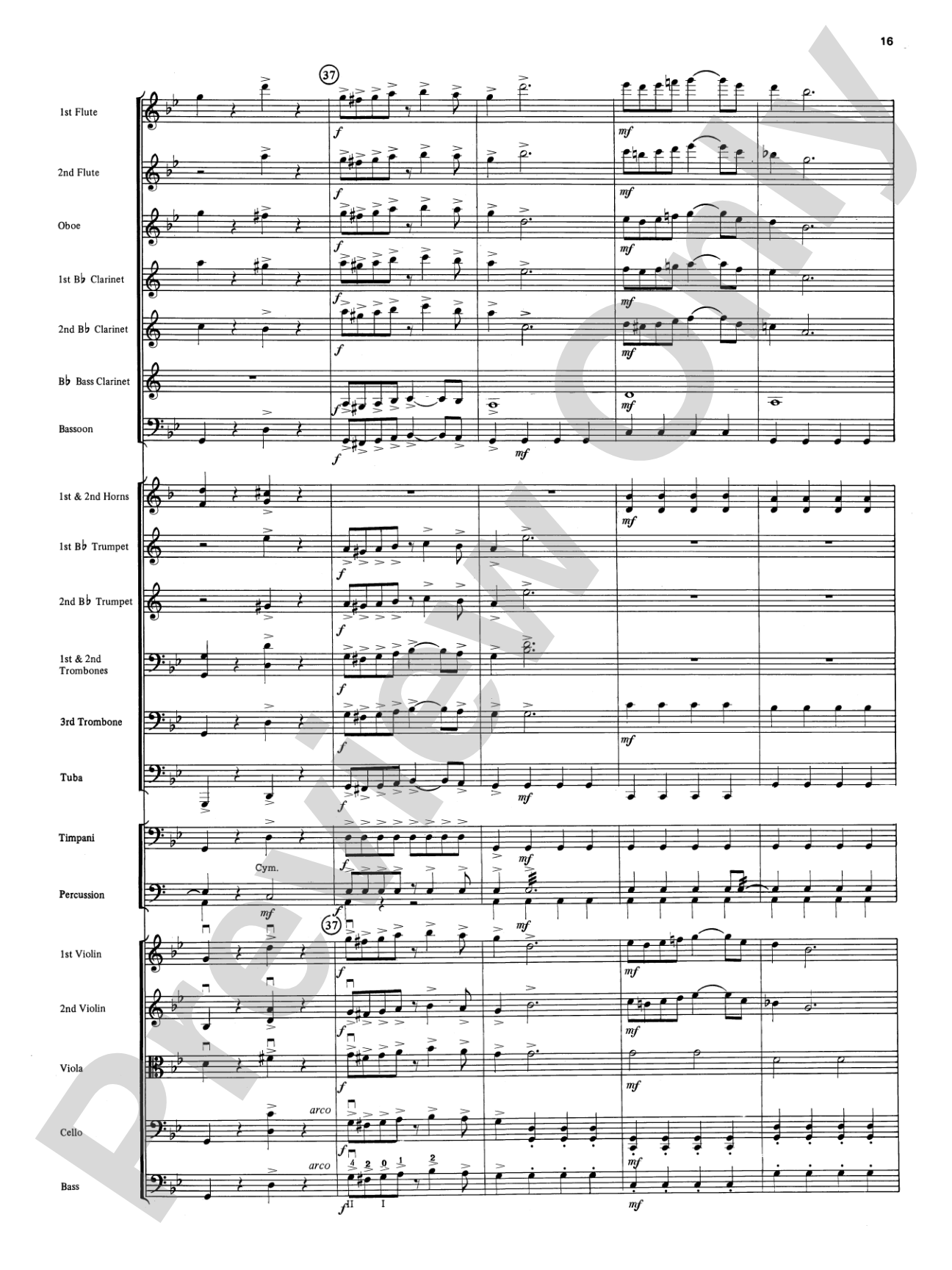 Two South American Tangos: Full Orchestra Conductor Score & Parts