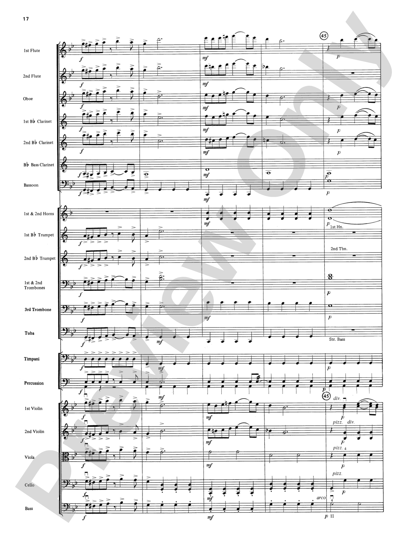 Two South American Tangos: Full Orchestra Conductor Score & Parts