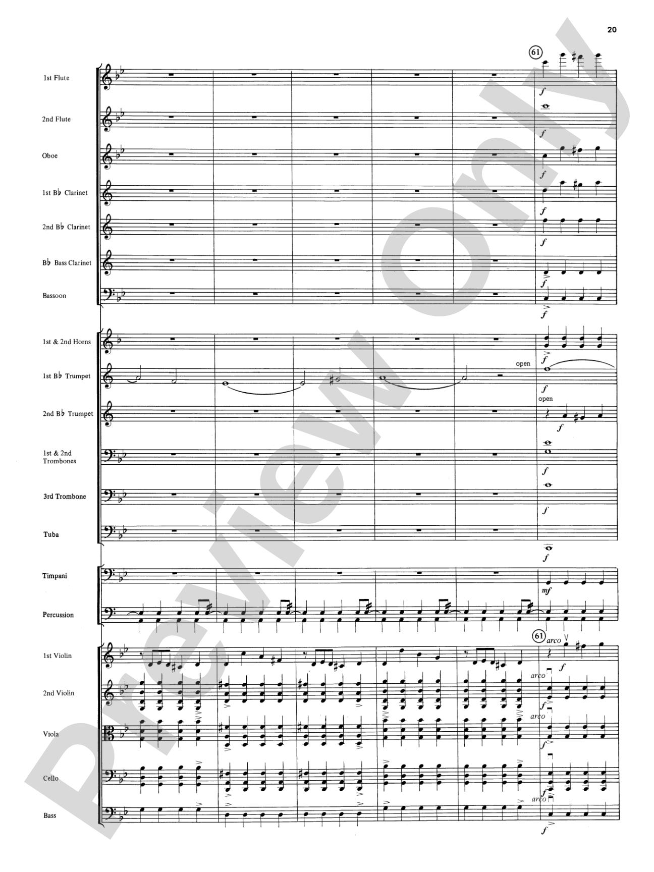 Two South American Tangos: Full Orchestra Conductor Score & Parts