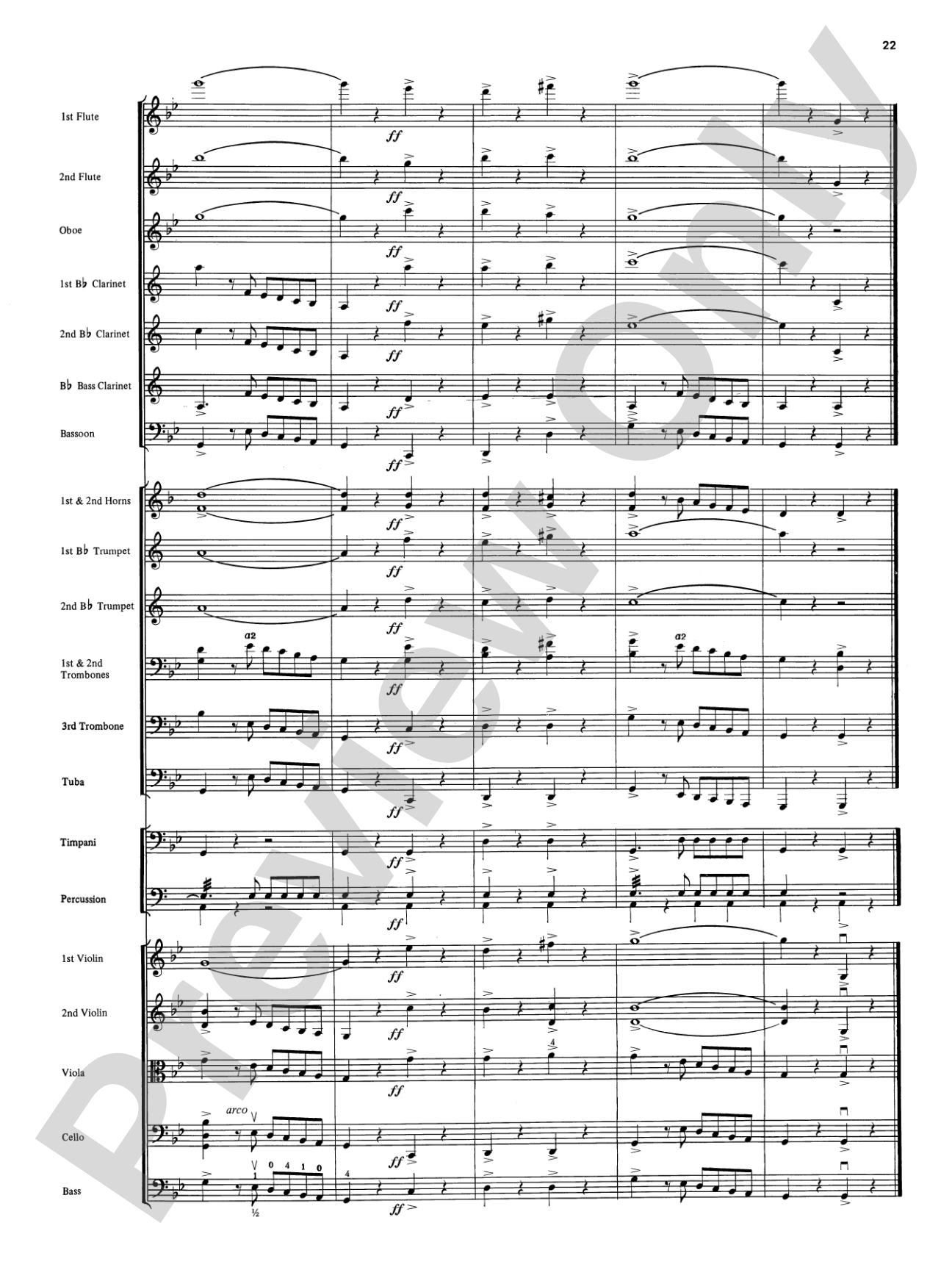 Two South American Tangos: Full Orchestra Conductor Score & Parts