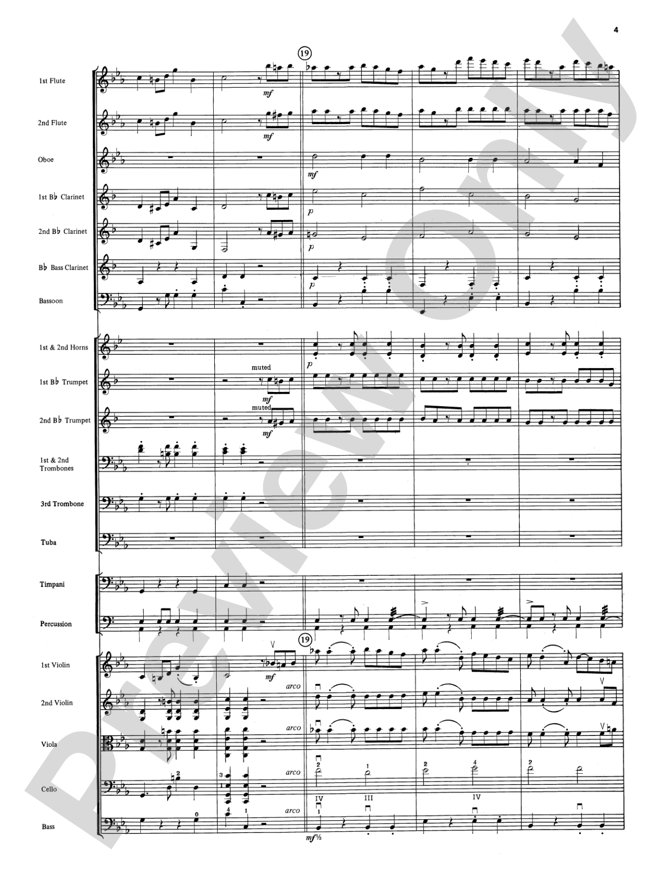 Two South American Tangos: Full Orchestra Conductor Score & Parts