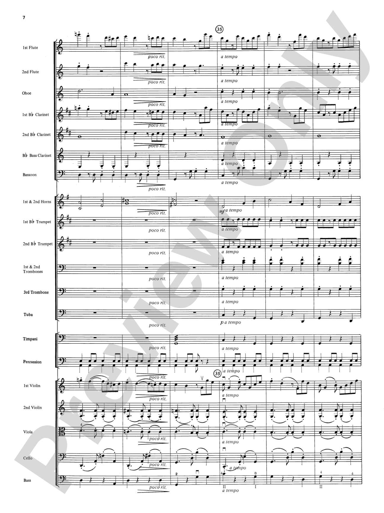 Two South American Tangos: Full Orchestra Conductor Score & Parts