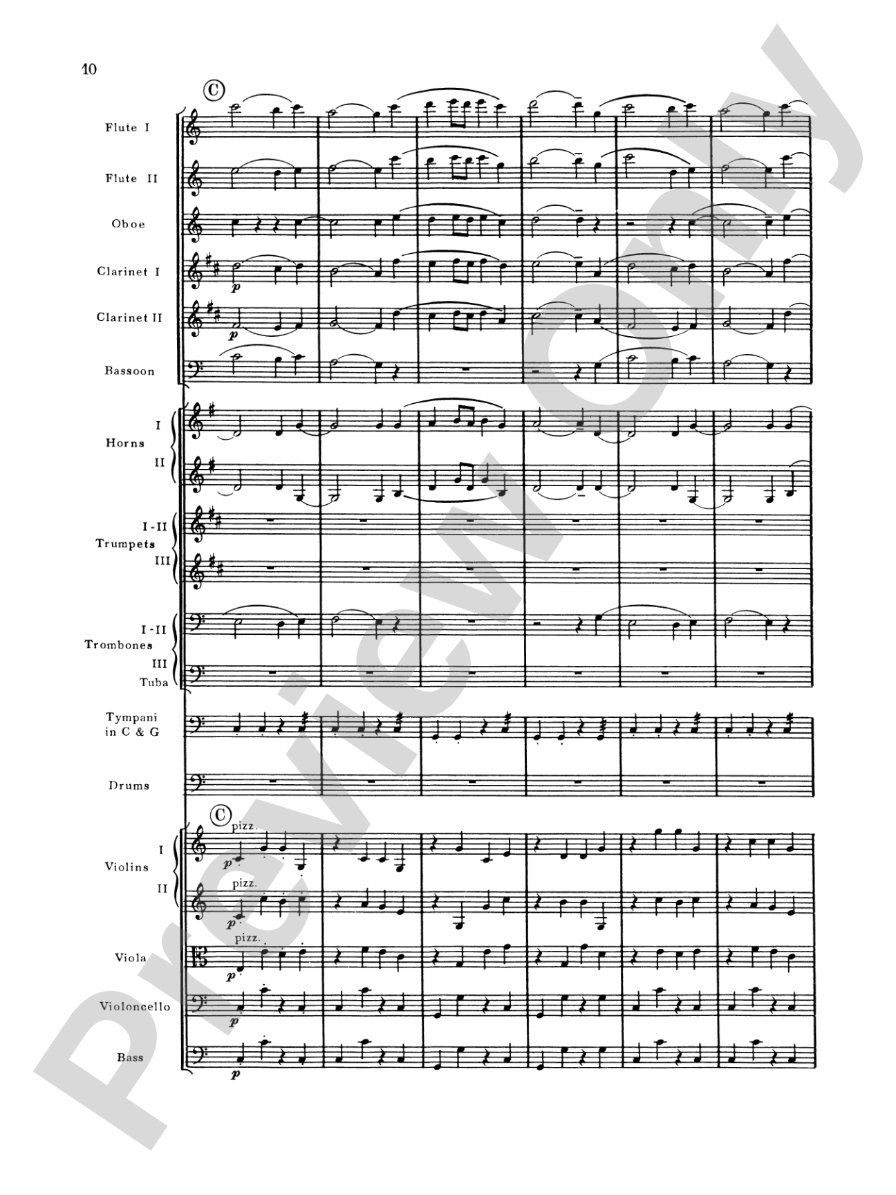 Brahms's 1st Symphony, 4th Movement: Full Orchestra Conductor Score & Parts