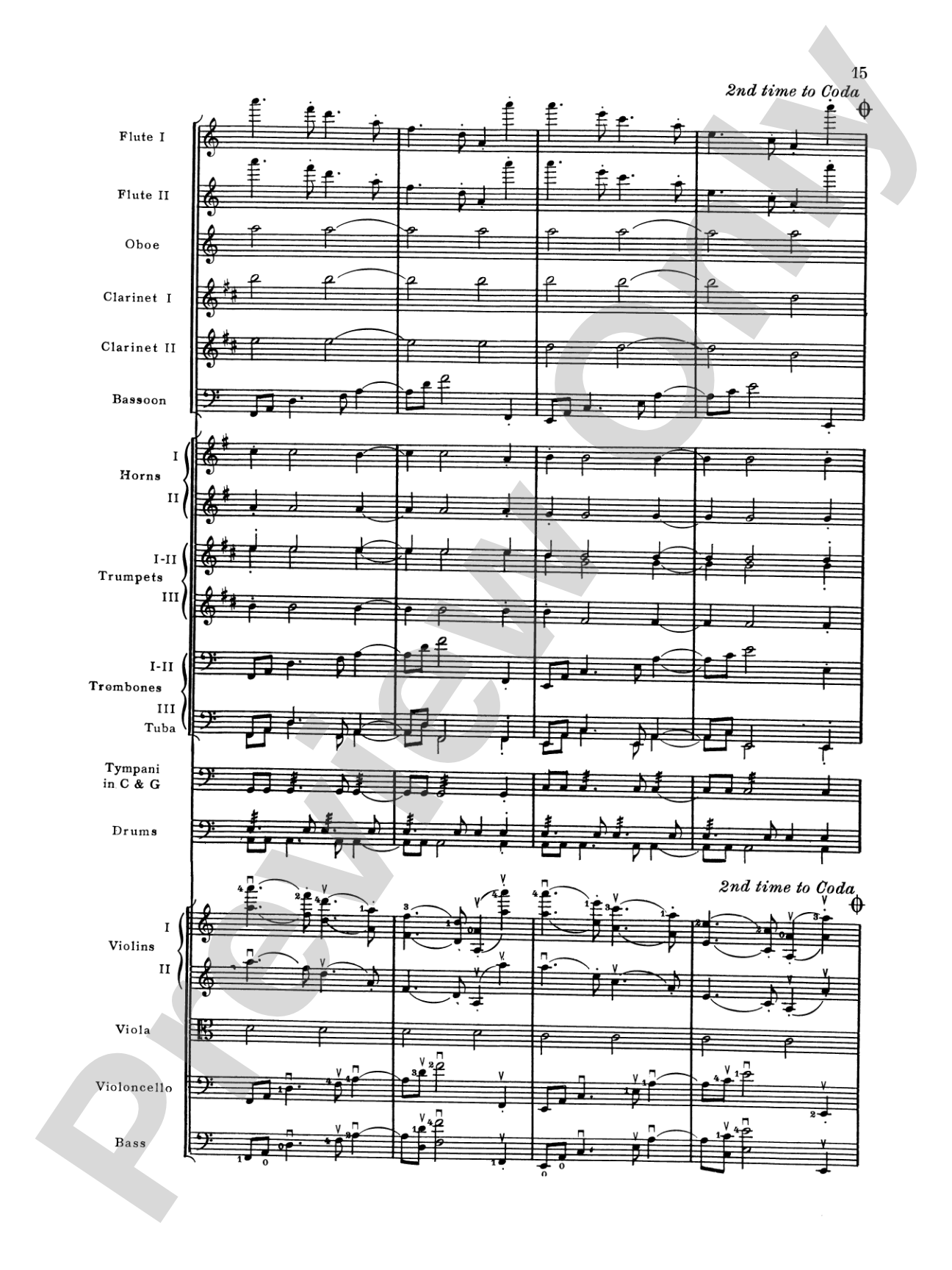 Brahms's 1st Symphony, 4th Movement: Full Orchestra Conductor Score & Parts