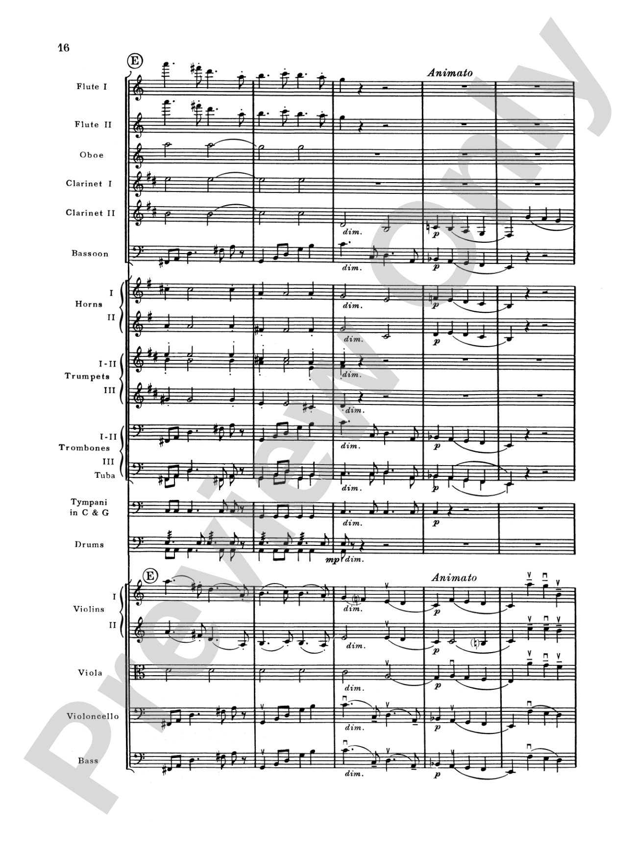 Brahms's 1st Symphony, 4th Movement: Full Orchestra Conductor Score & Parts