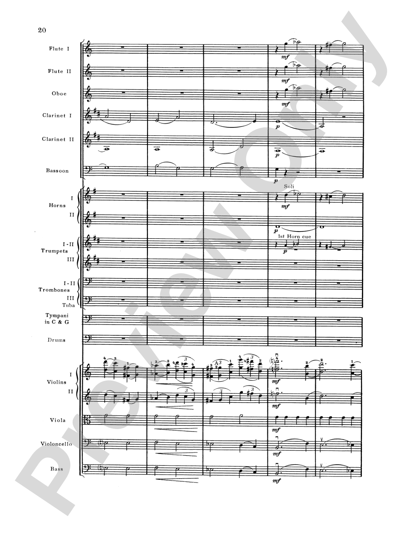 Brahms's 1st Symphony, 4th Movement: Full Orchestra Conductor Score & Parts