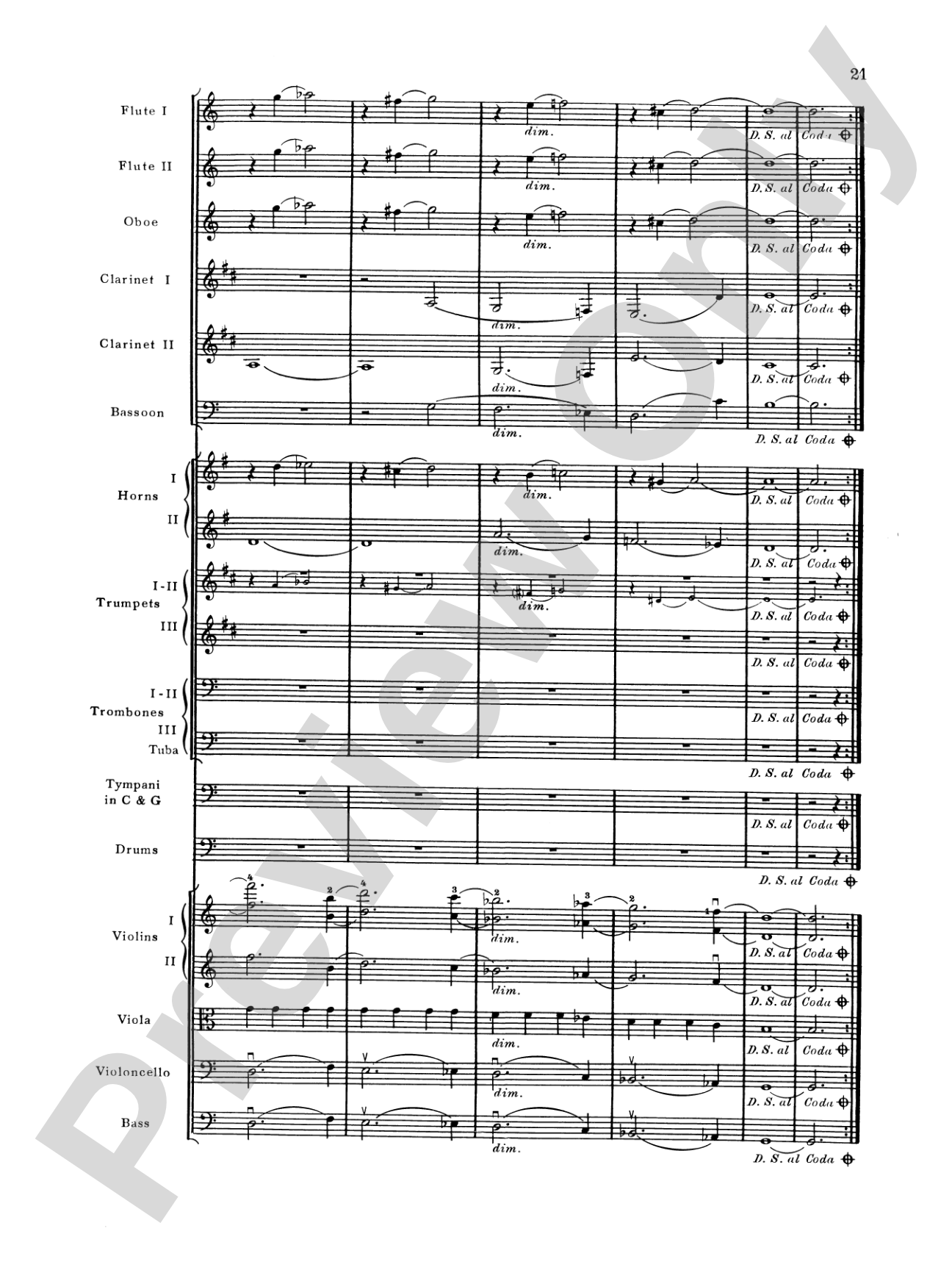 Brahms's 1st Symphony, 4th Movement: Full Orchestra Conductor Score & Parts
