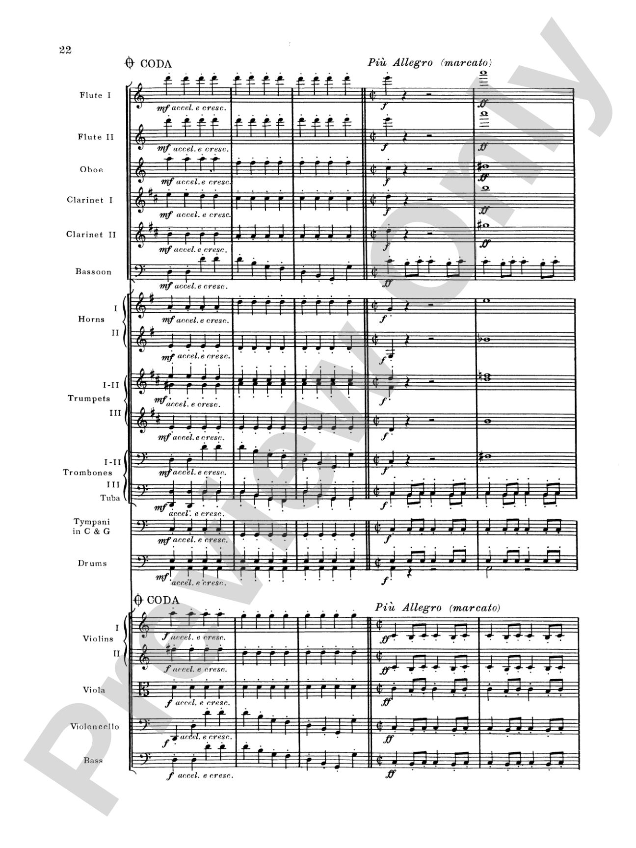 Brahms's 1st Symphony, 4th Movement: Full Orchestra Conductor Score & Parts