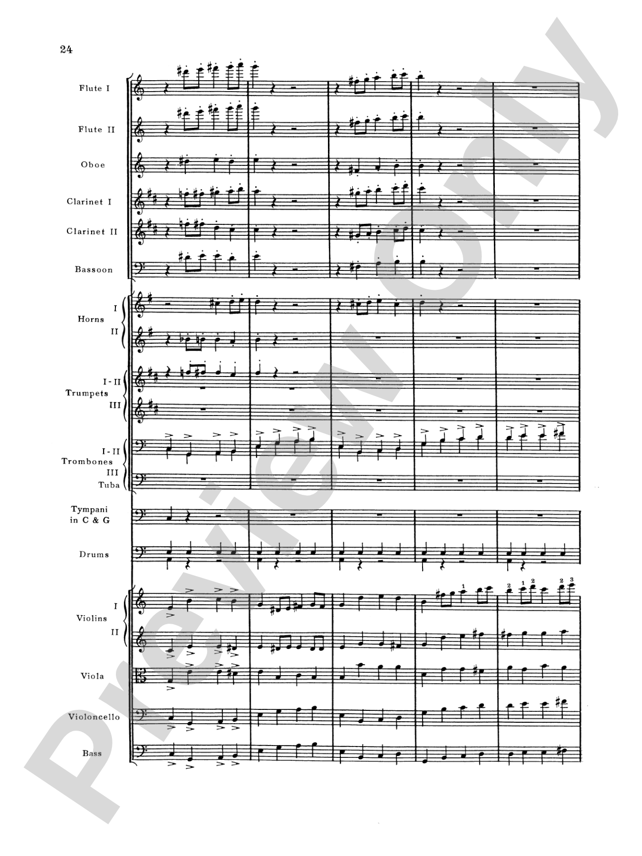 Brahms's 1st Symphony, 4th Movement: Full Orchestra Conductor Score & Parts